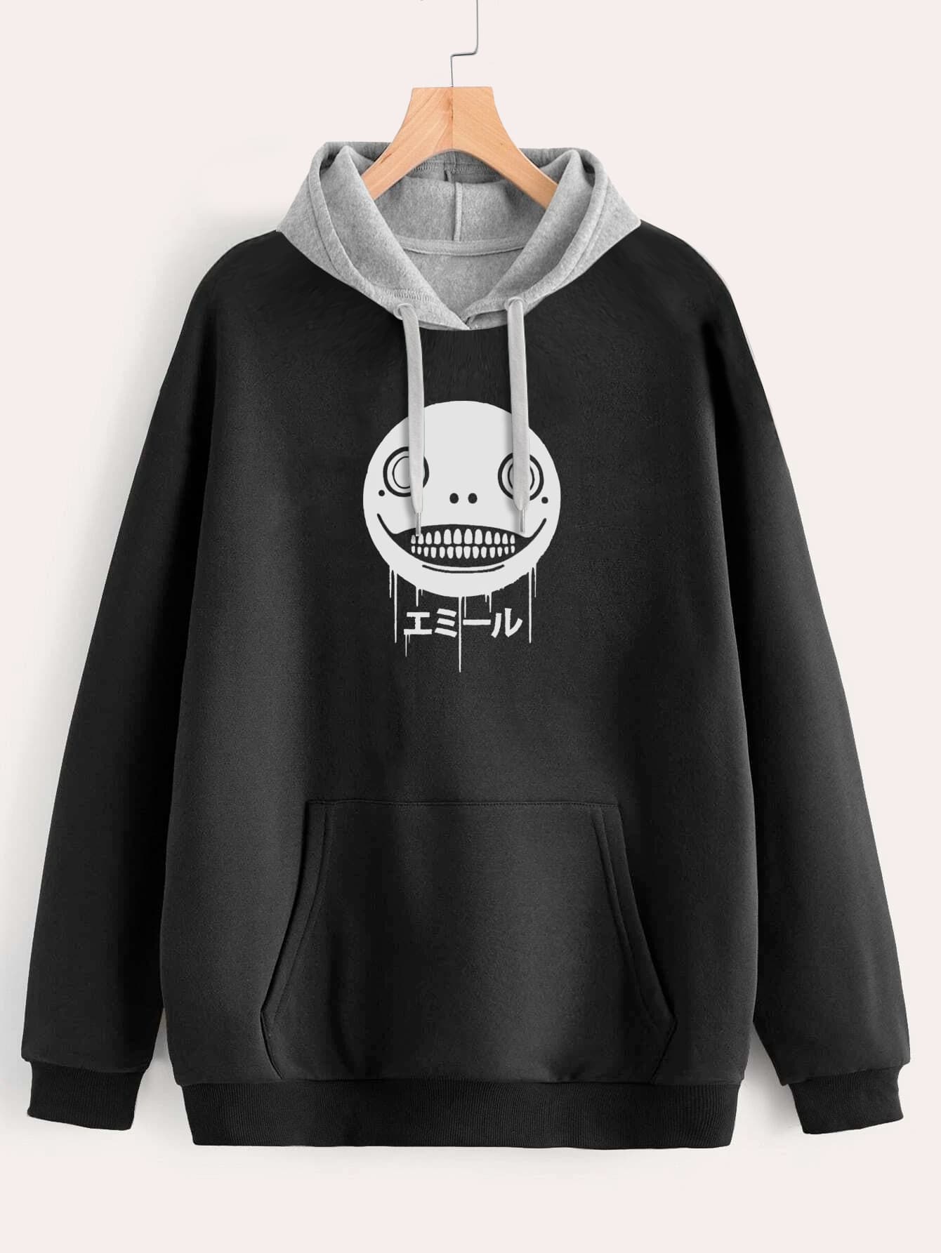 Buzo ancho hoodie Emil Nier Automata