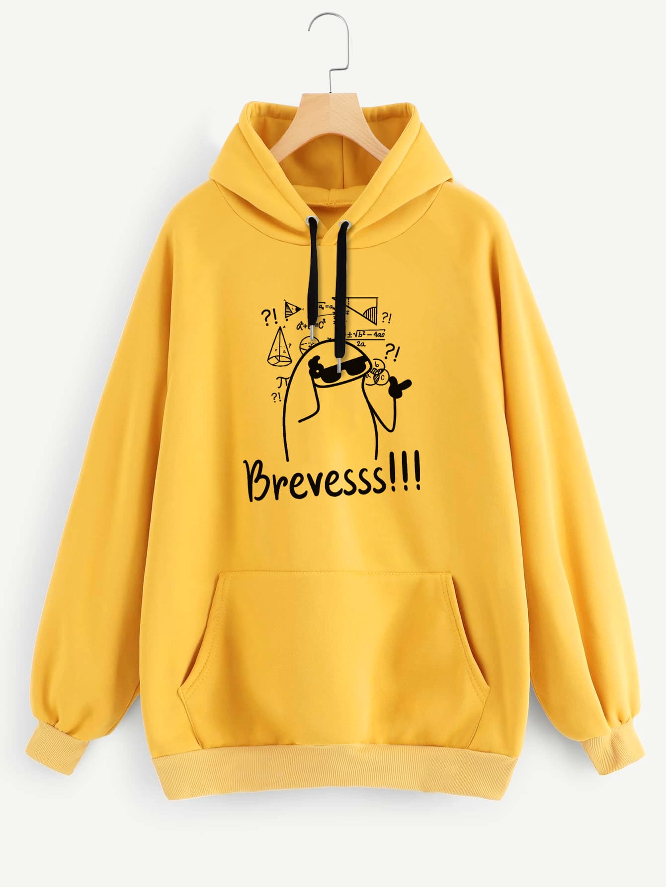 Buzo ancho hoodie Brevesss