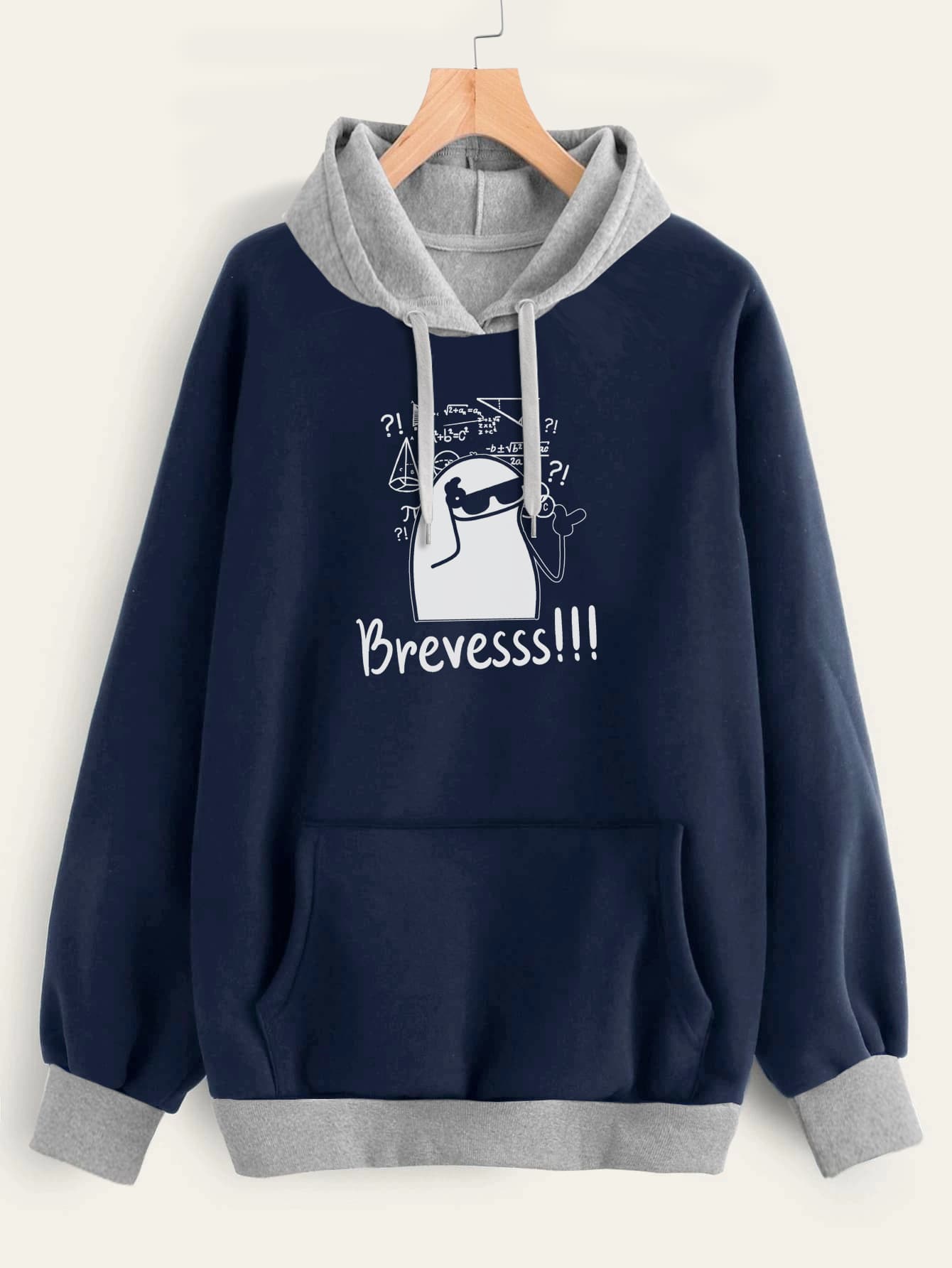 Buzo ancho hoodie Brevesss