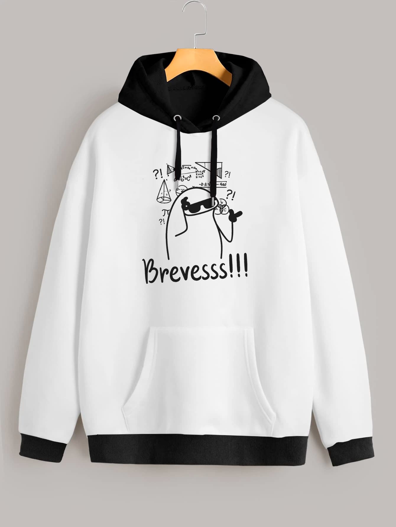 Buzo ancho hoodie Brevesss