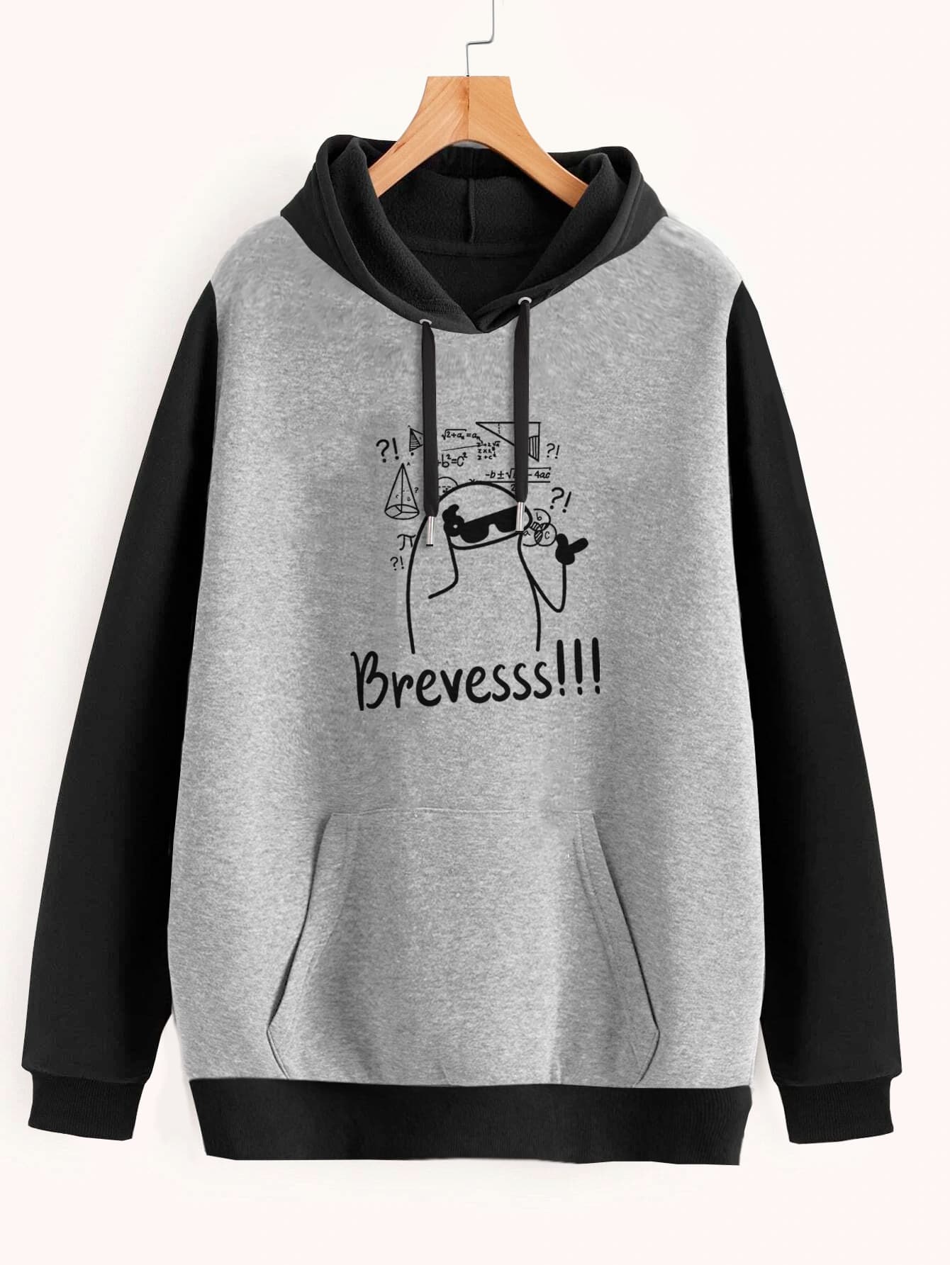 Buzo ancho hoodie Brevesss