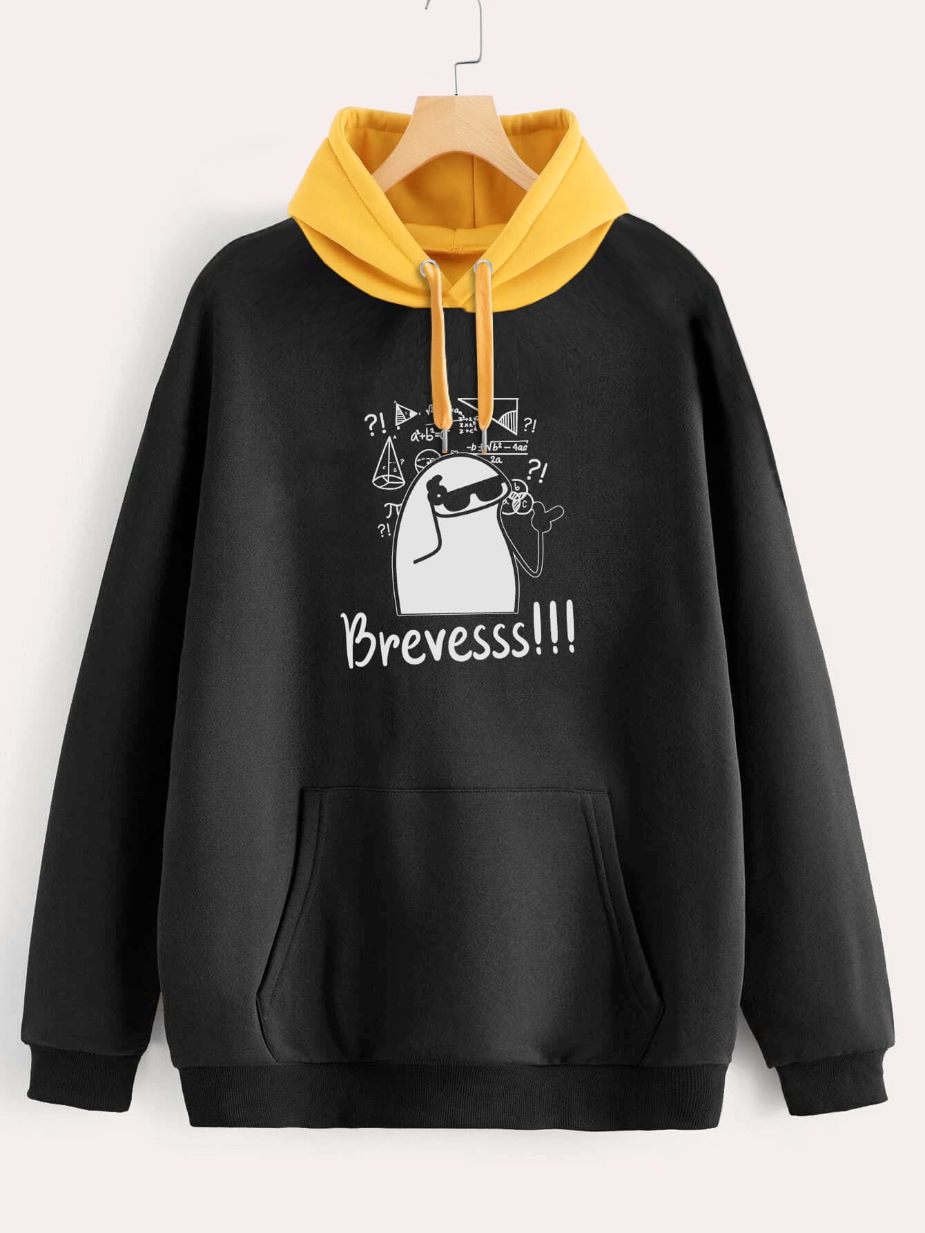 Buzo ancho hoodie Brevesss