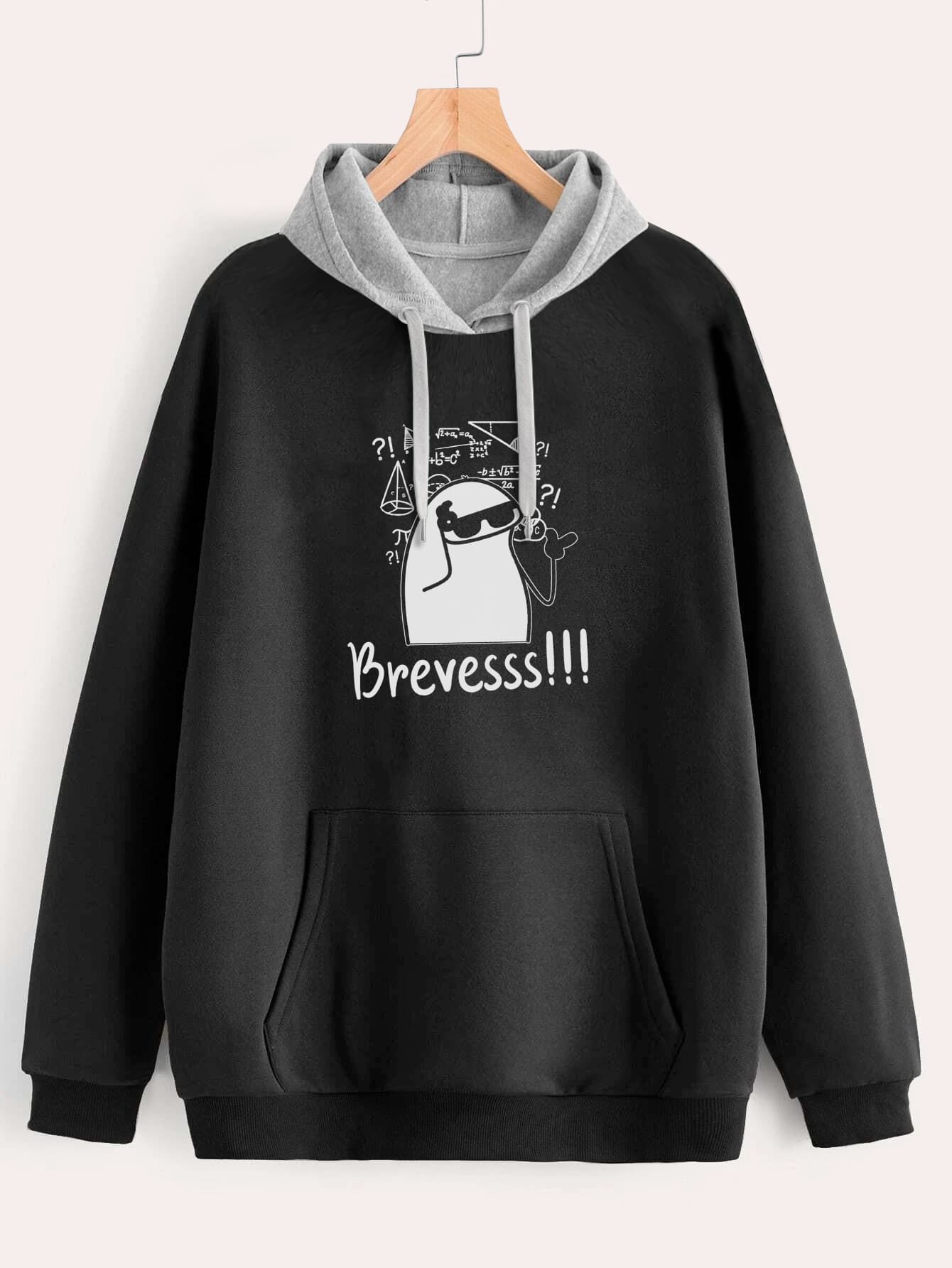 Buzo ancho hoodie Brevesss