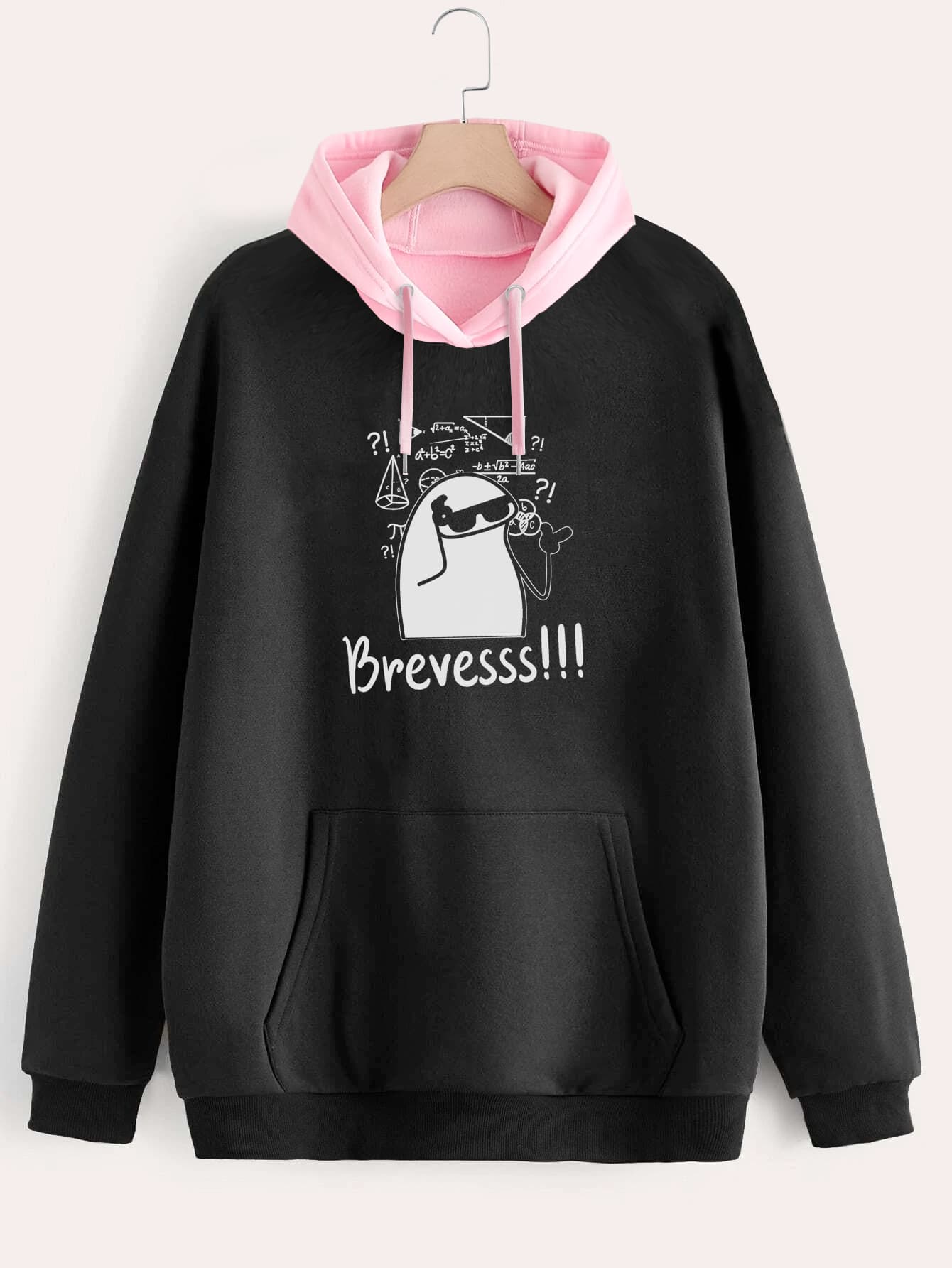 Buzo ancho hoodie Brevesss