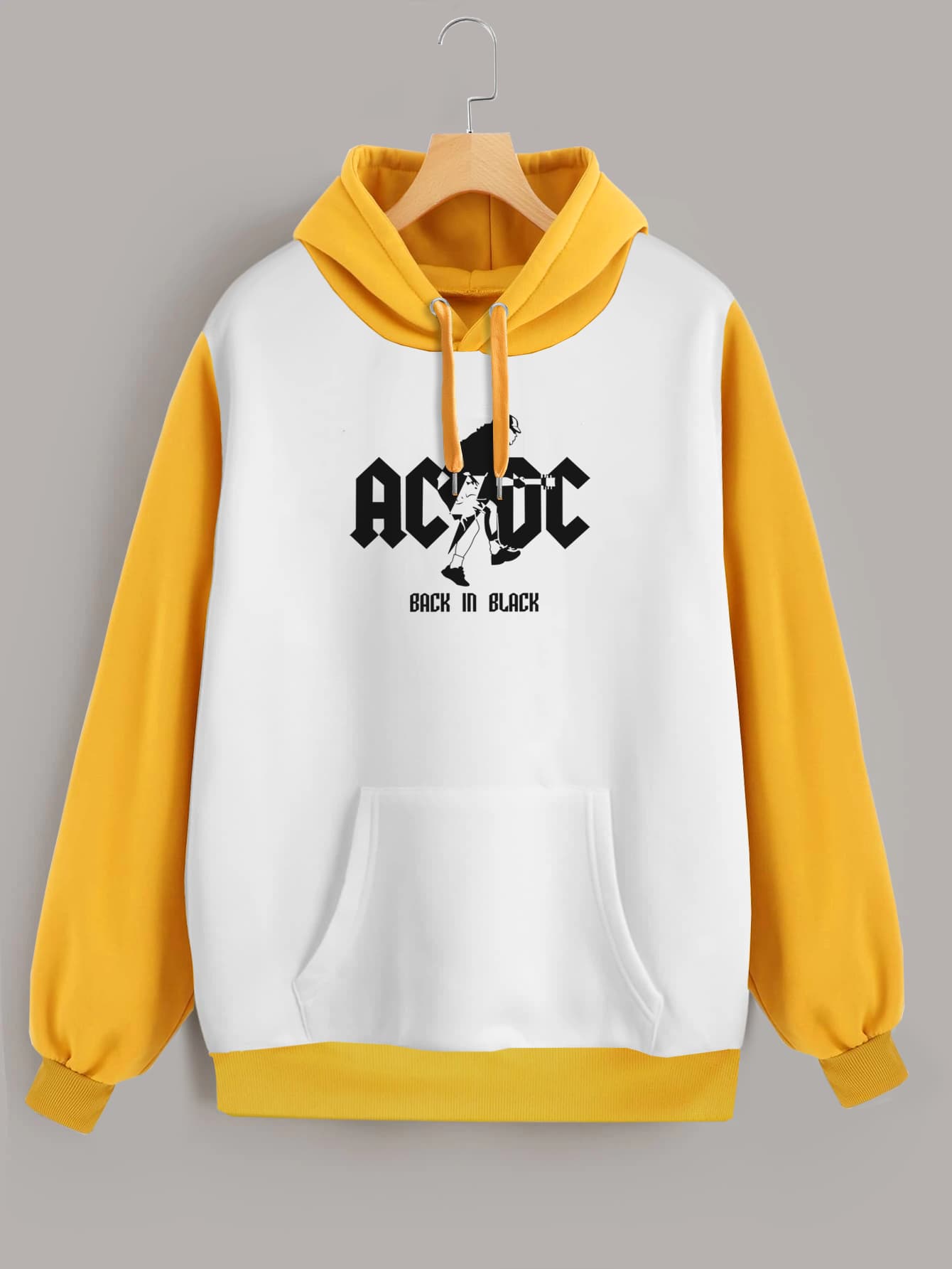 Buzo ancho hoodie ACDC