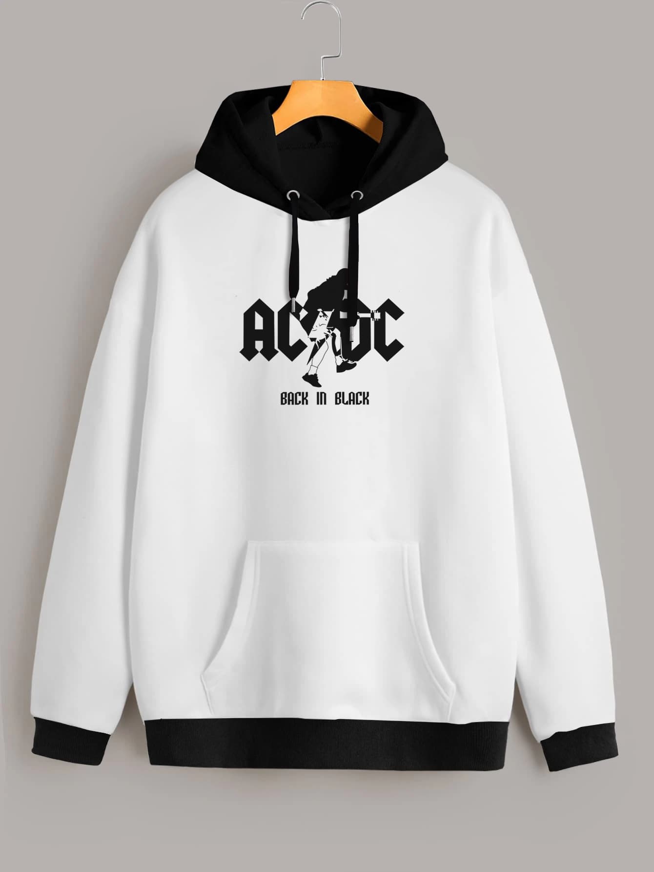 Buzo ancho hoodie ACDC