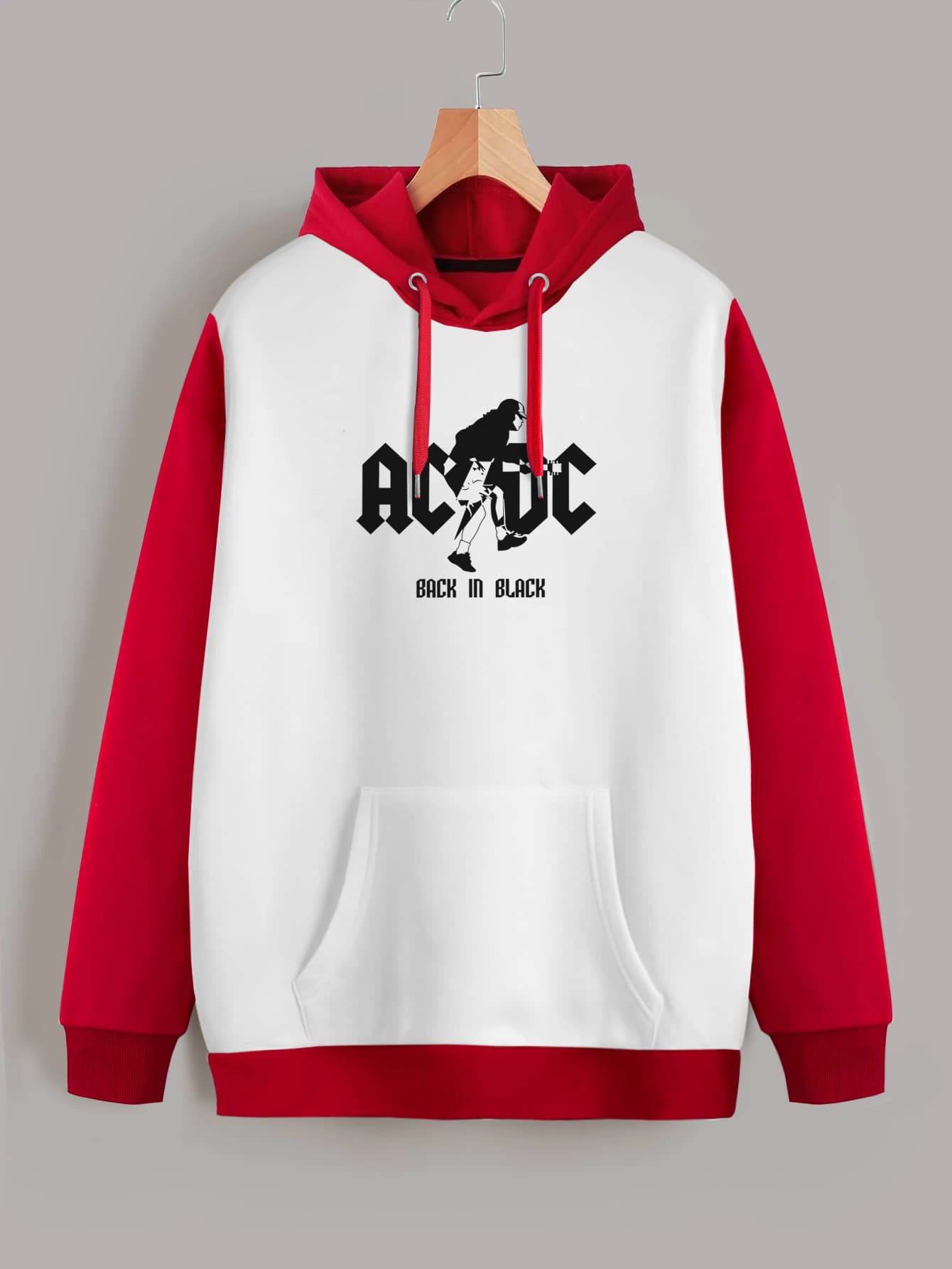 Buzo ancho hoodie ACDC