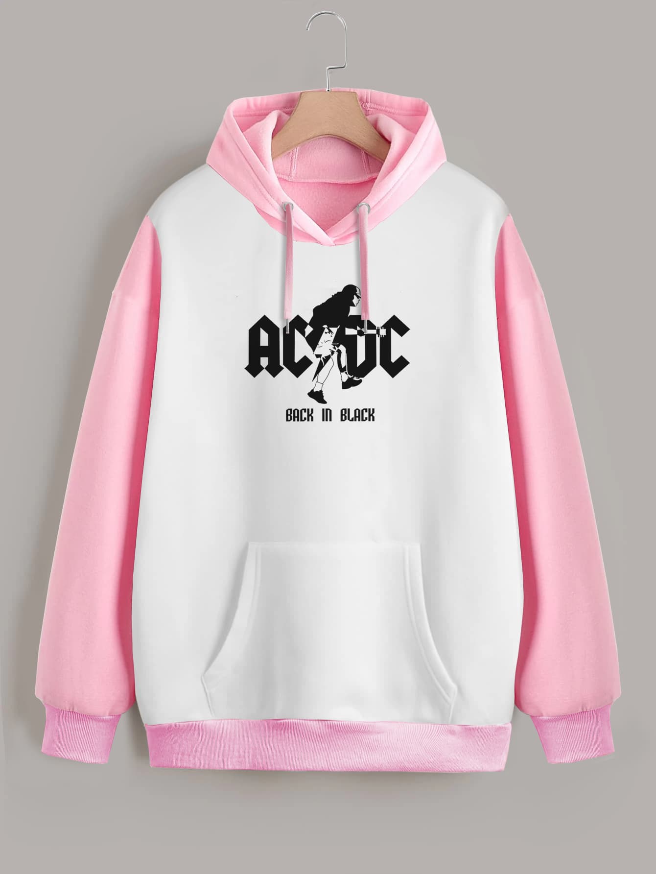 Buzo ancho hoodie ACDC