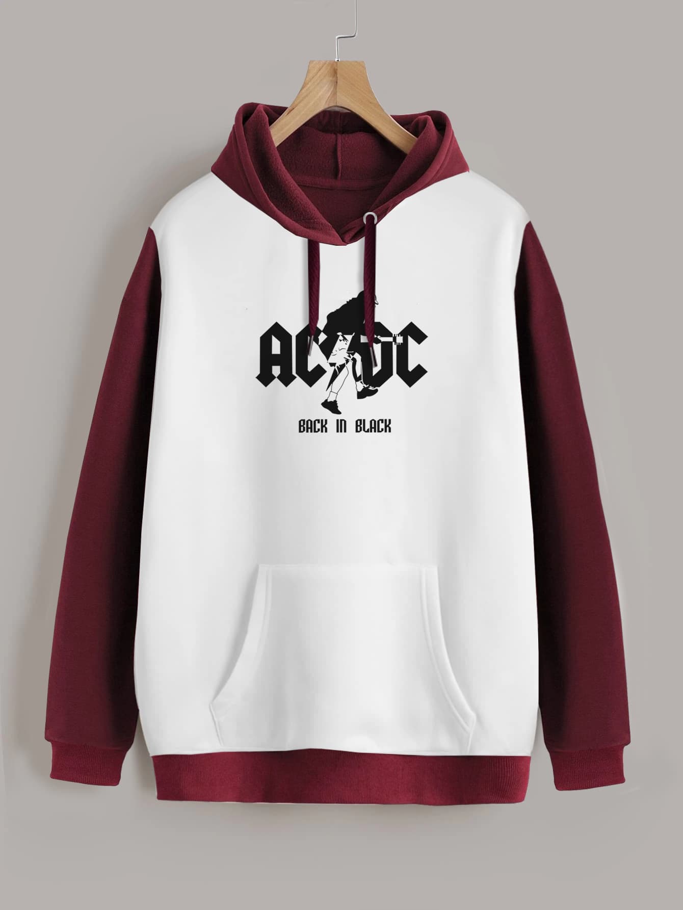 Buzo ancho hoodie ACDC
