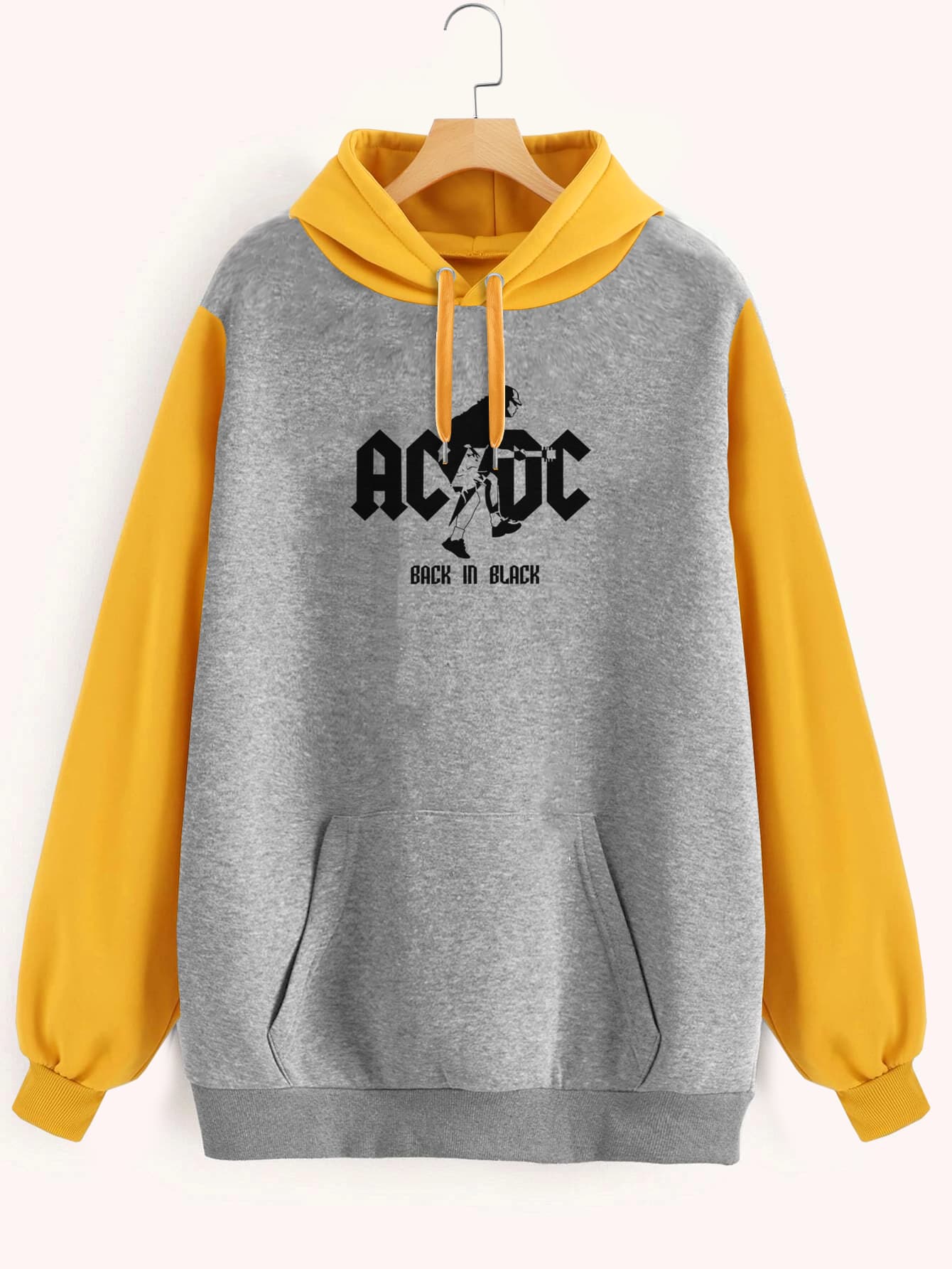 Buzo ancho hoodie ACDC