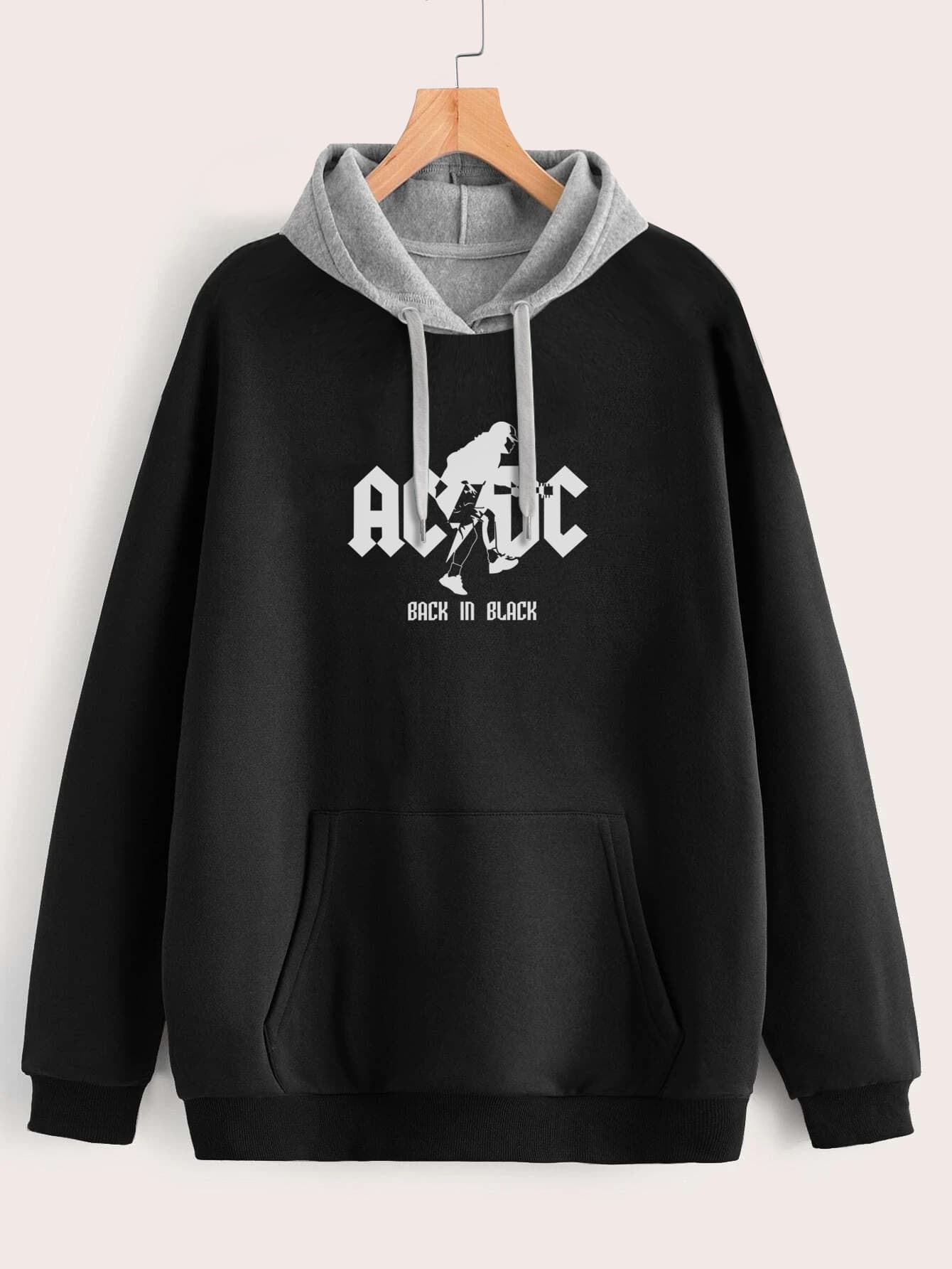 Buzo ancho hoodie ACDC