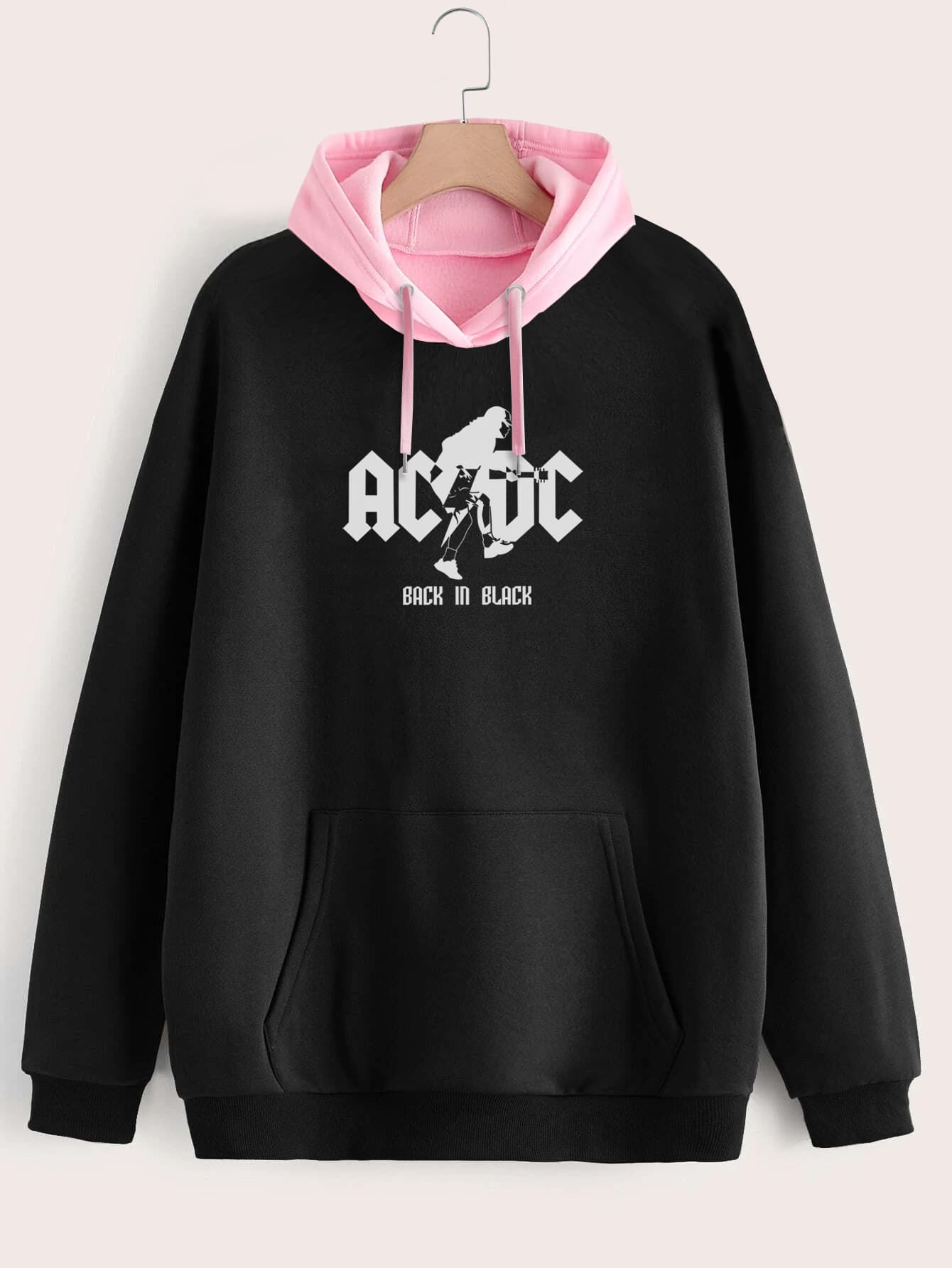 Buzo ancho hoodie ACDC