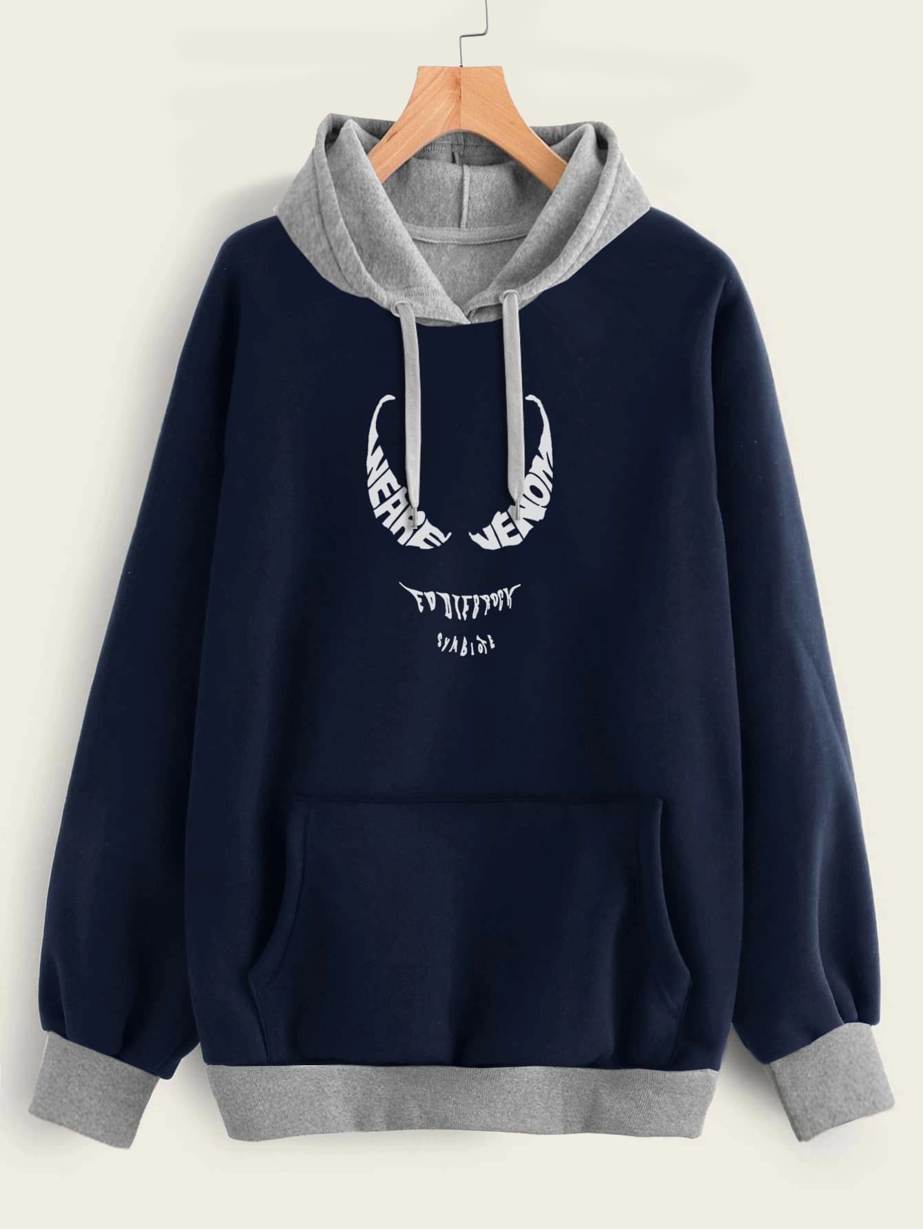 Buzo ancho hoodie Venom Eddie Brock