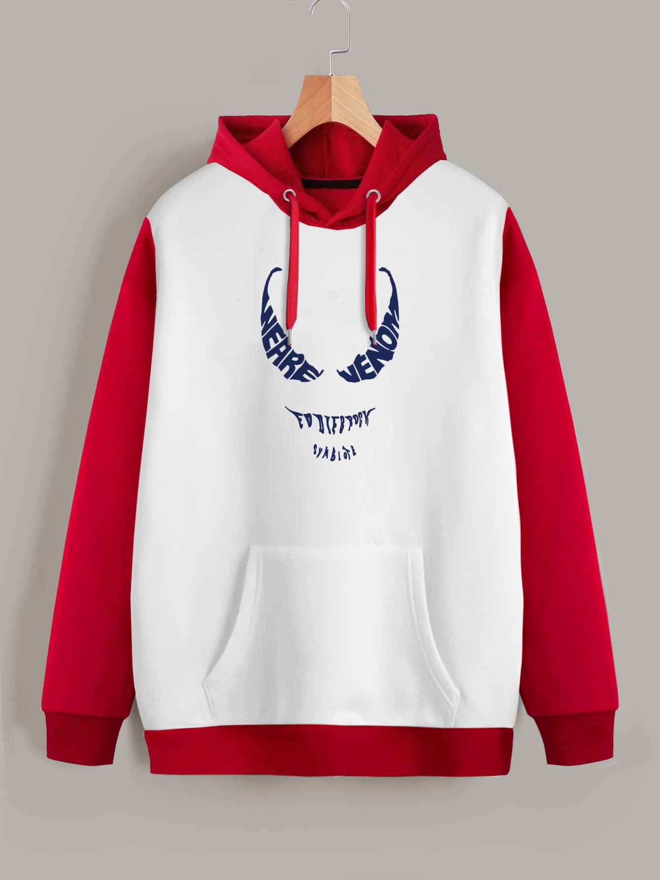 Buzo ancho hoodie Venom Eddie Brock