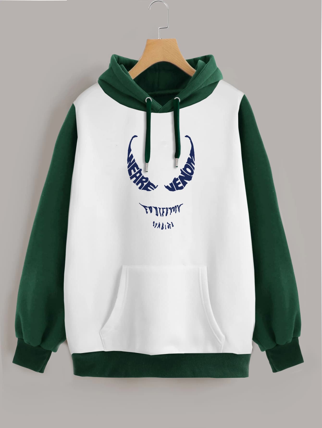 Buzo ancho hoodie Venom Eddie Brock