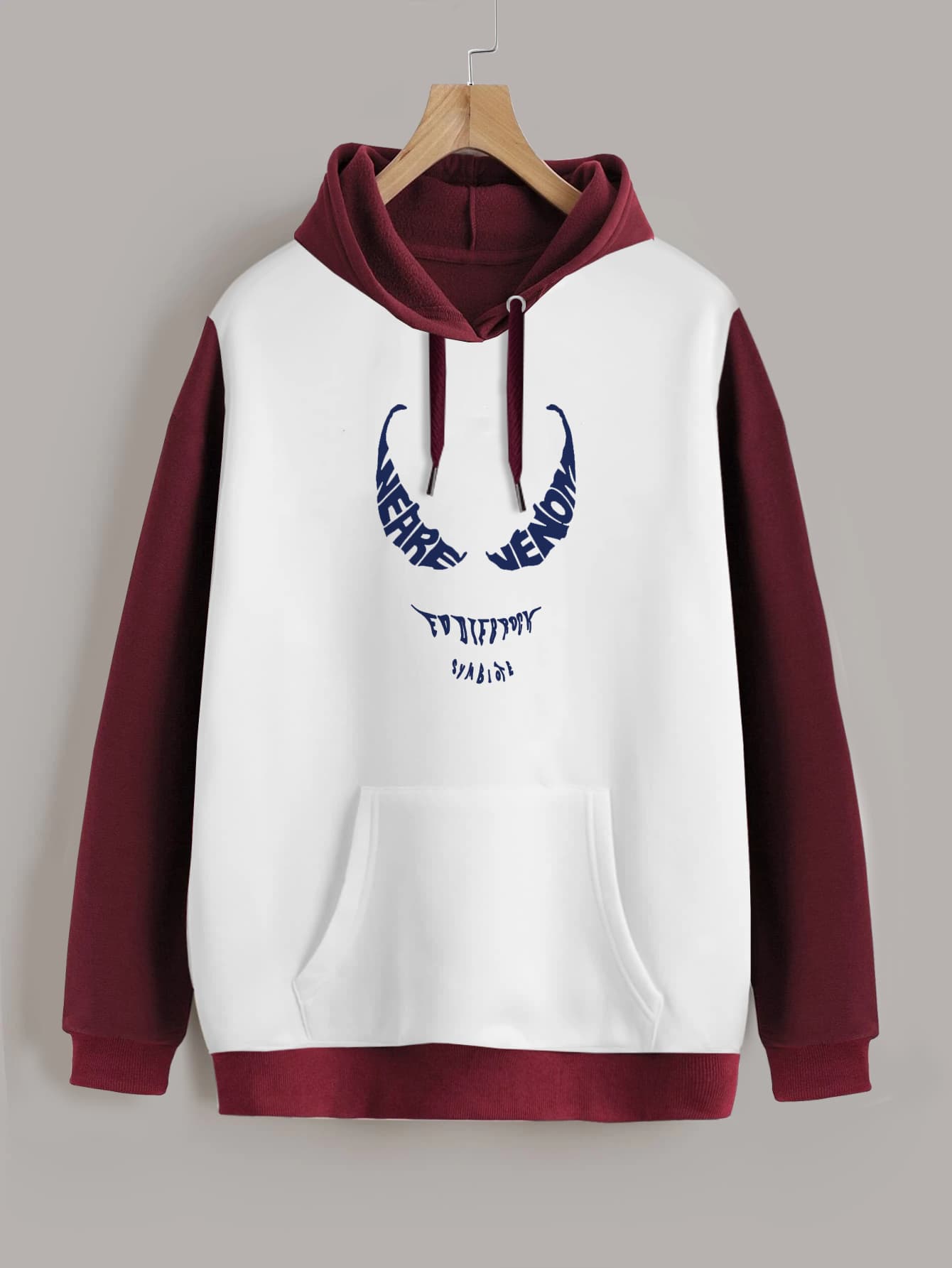 Buzo ancho hoodie Venom Eddie Brock