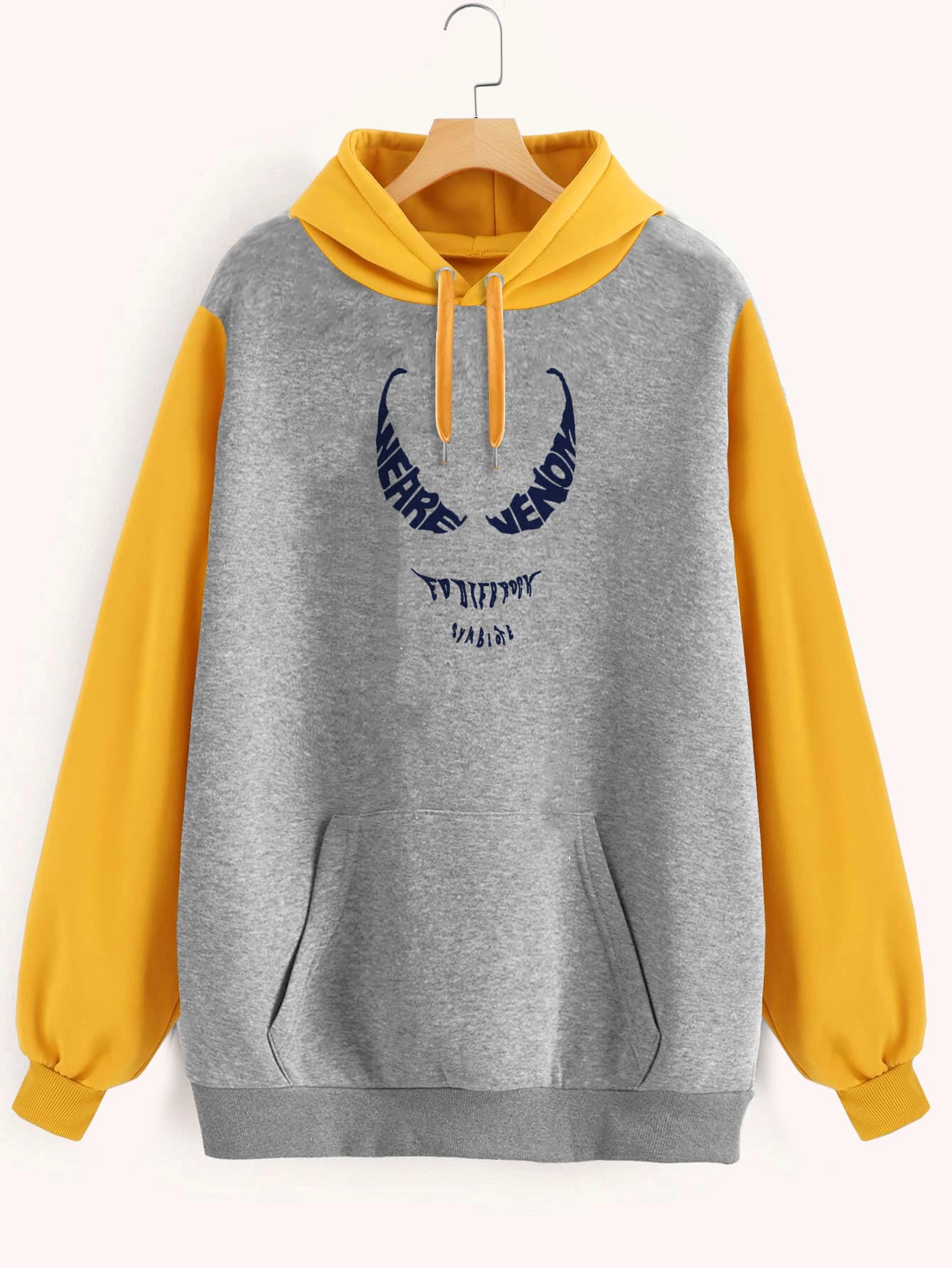 Buzo ancho hoodie Venom Eddie Brock