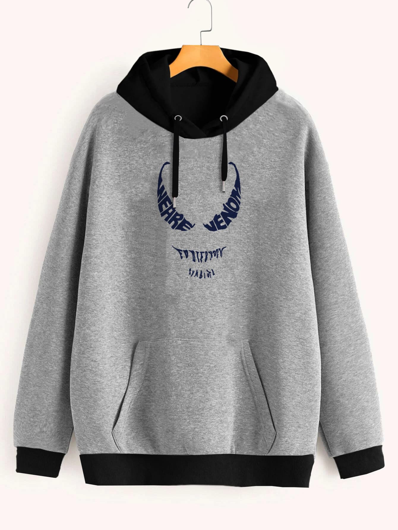 Buzo ancho hoodie Venom Eddie Brock