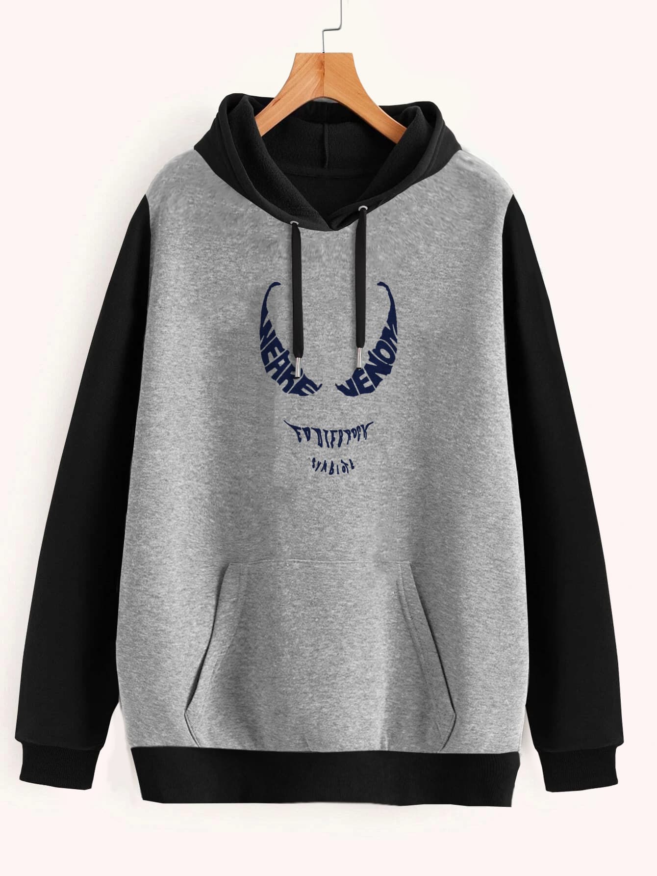 Buzo ancho hoodie Venom Eddie Brock