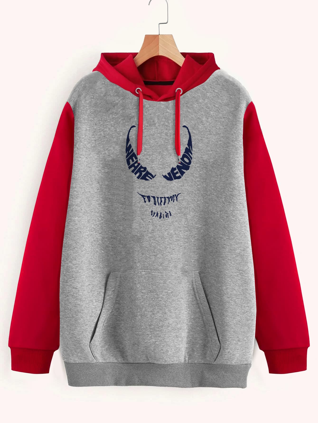 Buzo ancho hoodie Venom Eddie Brock