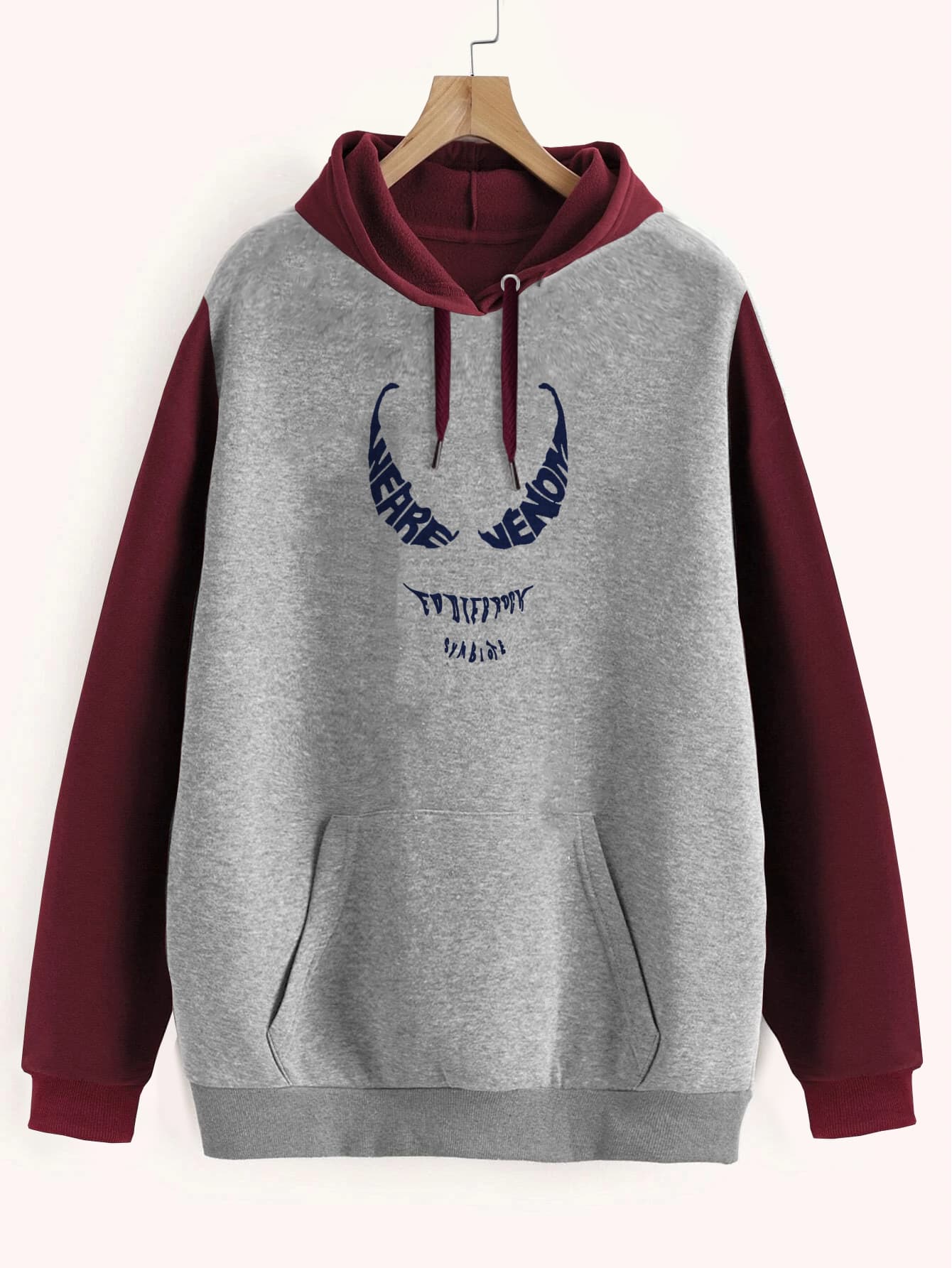 Buzo ancho hoodie Venom Eddie Brock