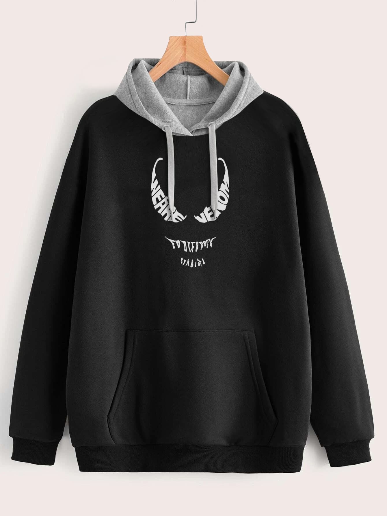 Buzo ancho hoodie Venom Eddie Brock