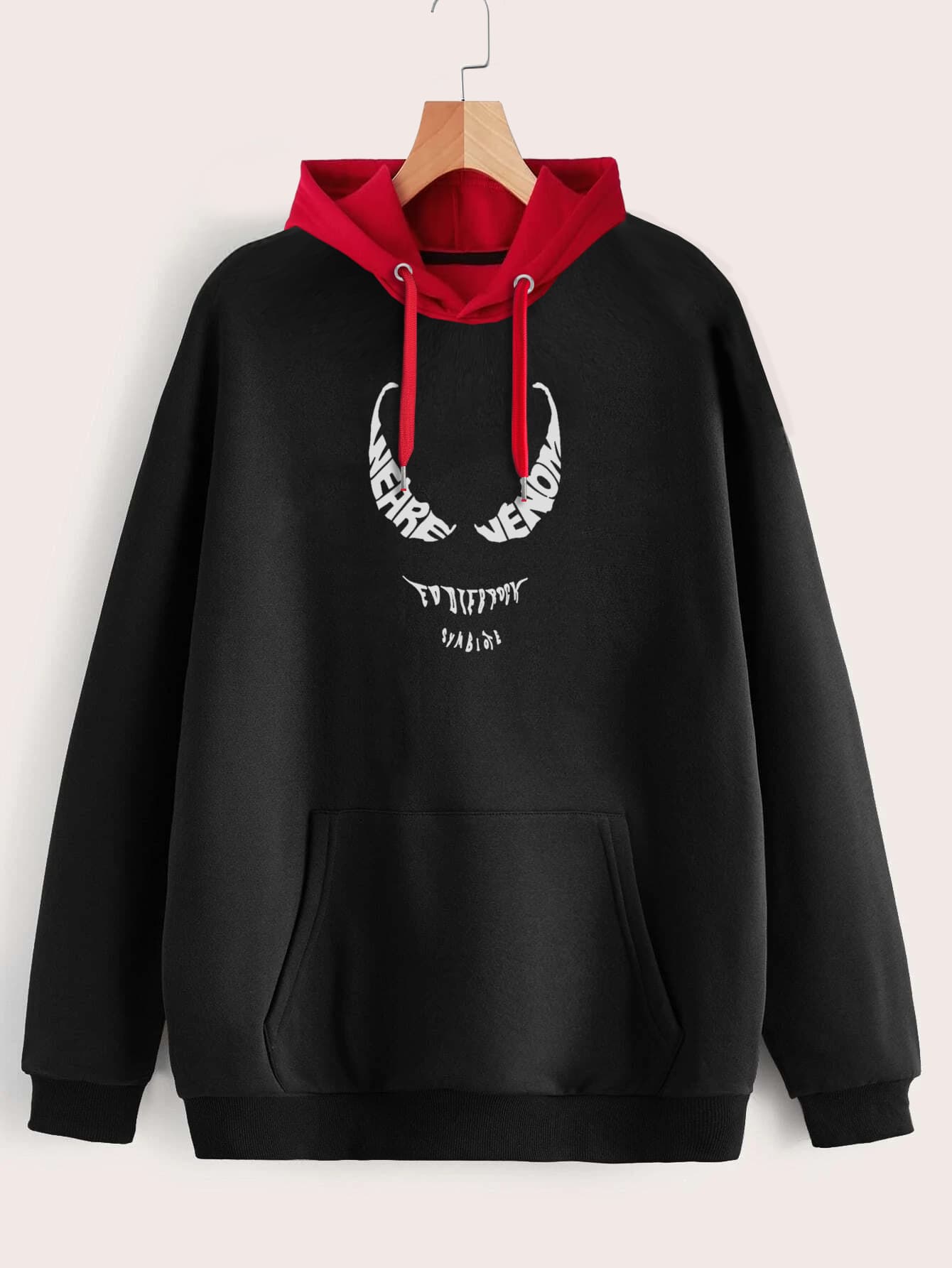 Buzo ancho hoodie Venom Eddie Brock