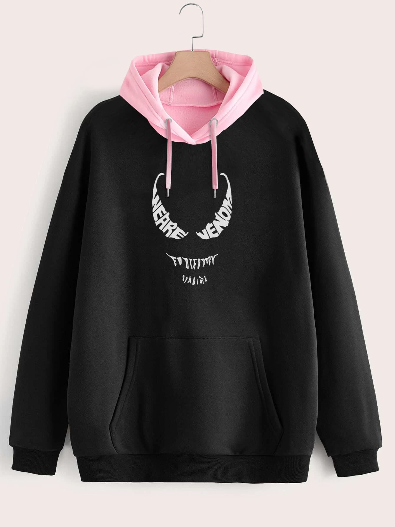 Buzo ancho hoodie Venom Eddie Brock