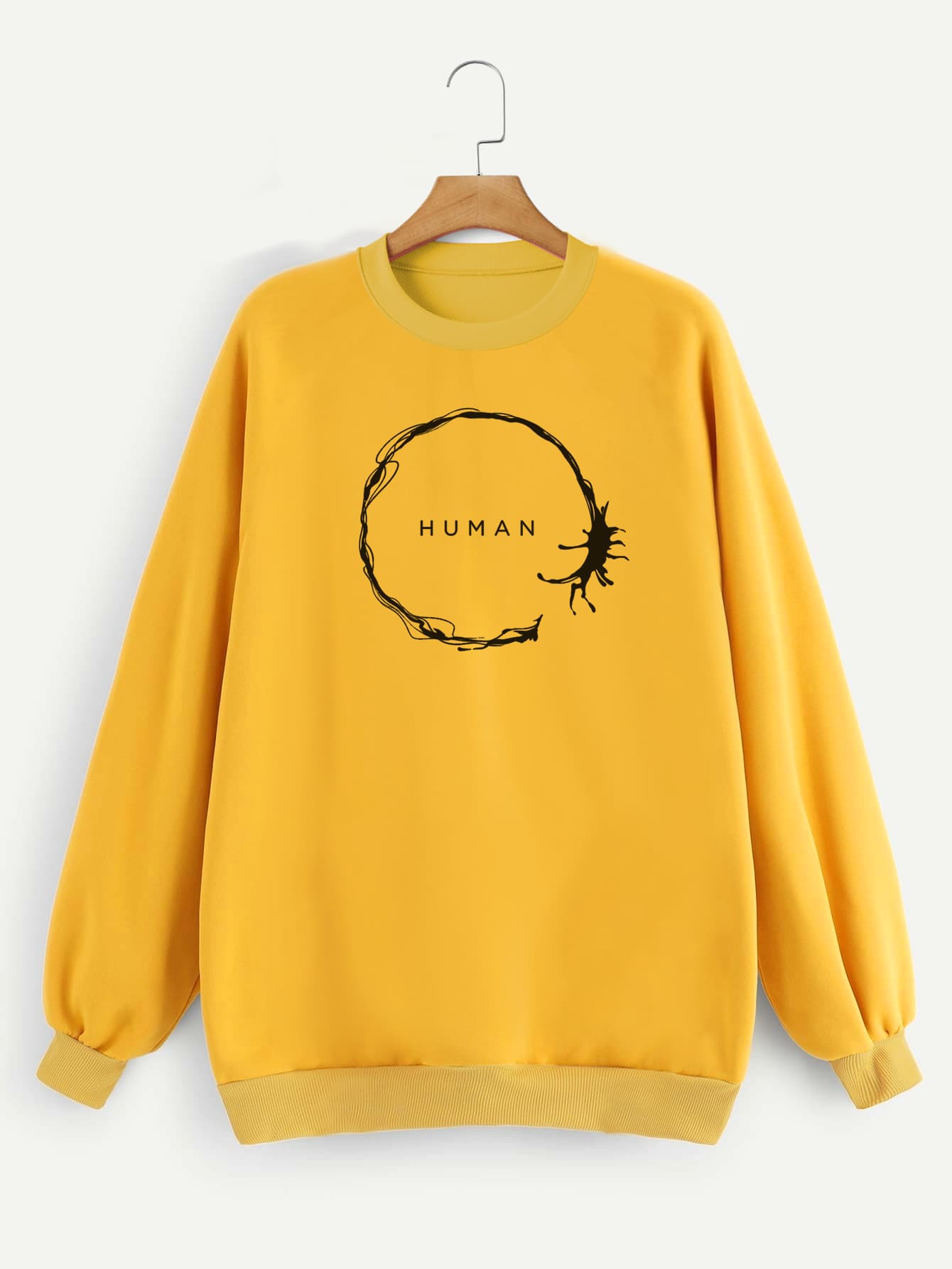 Buzo ancho cuello Human Arrival