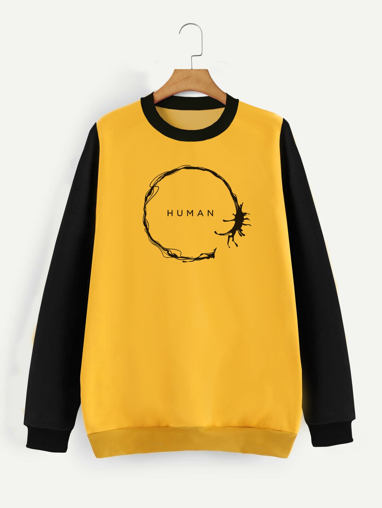 Buzo ancho cuello Human Arrival
