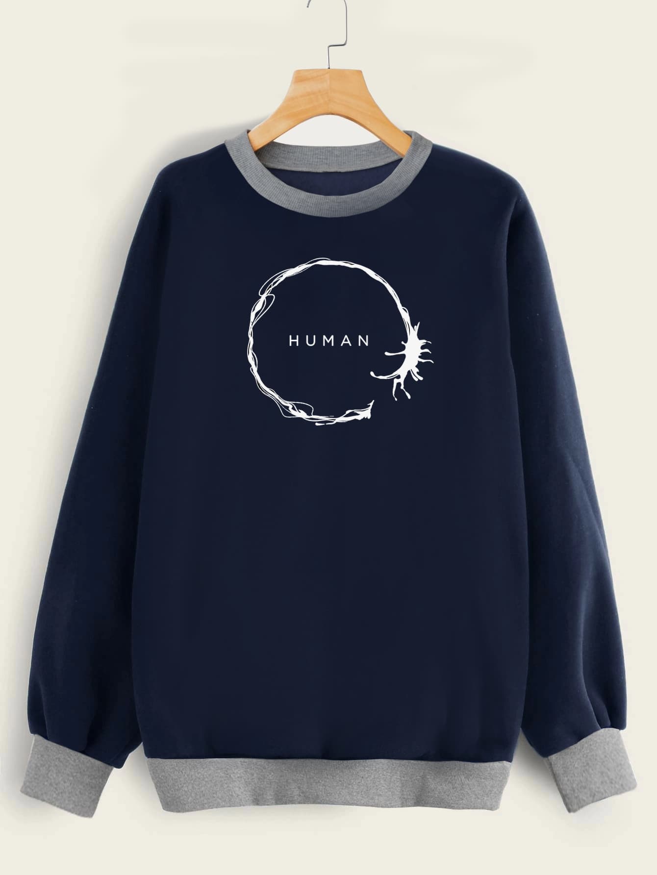 Buzo ancho cuello Human Arrival