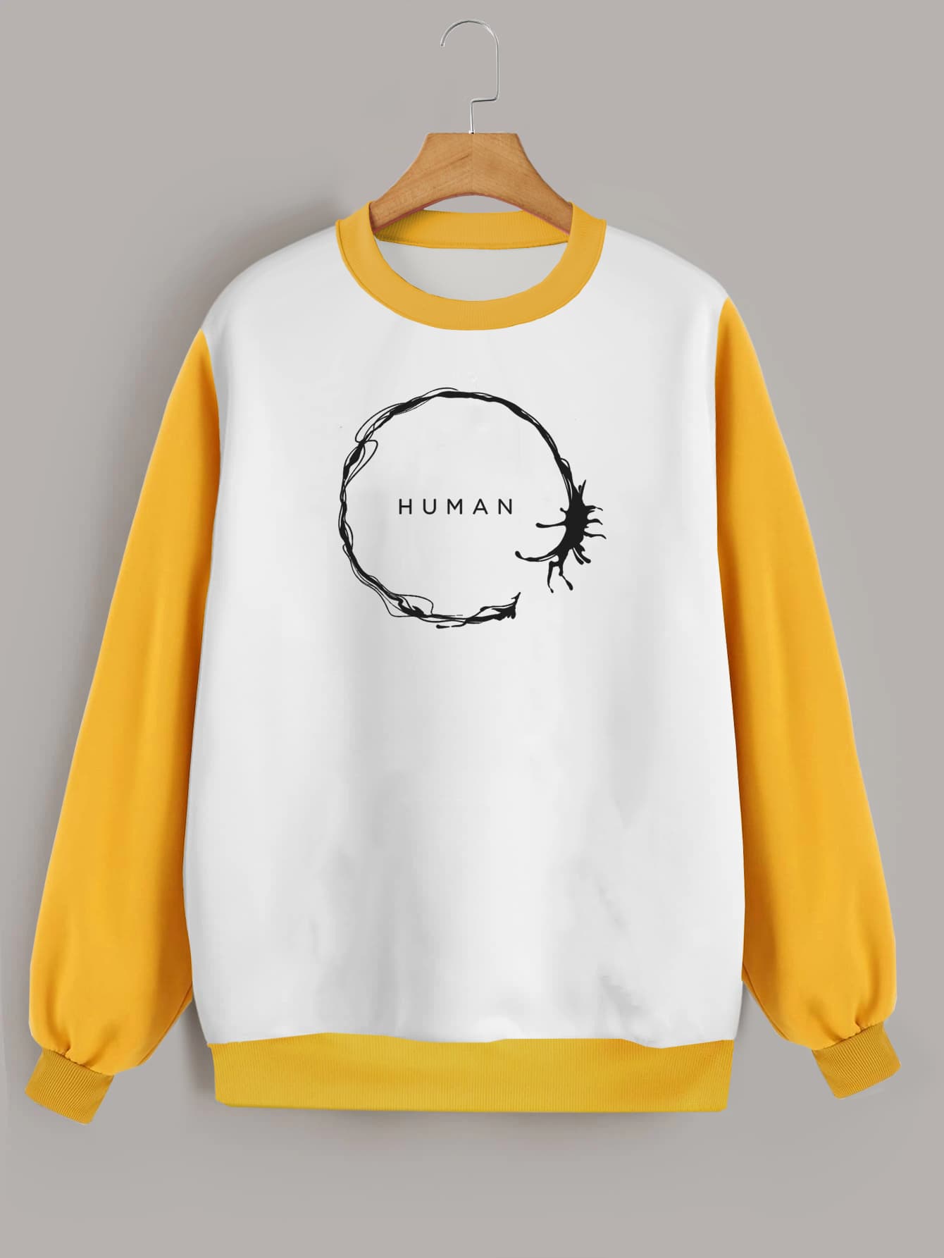 Buzo ancho cuello Human Arrival