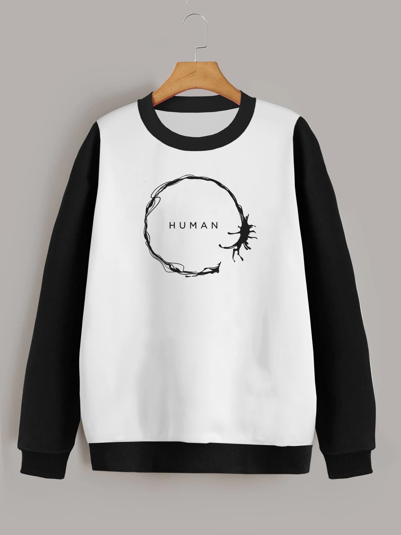 Buzo ancho cuello Human Arrival