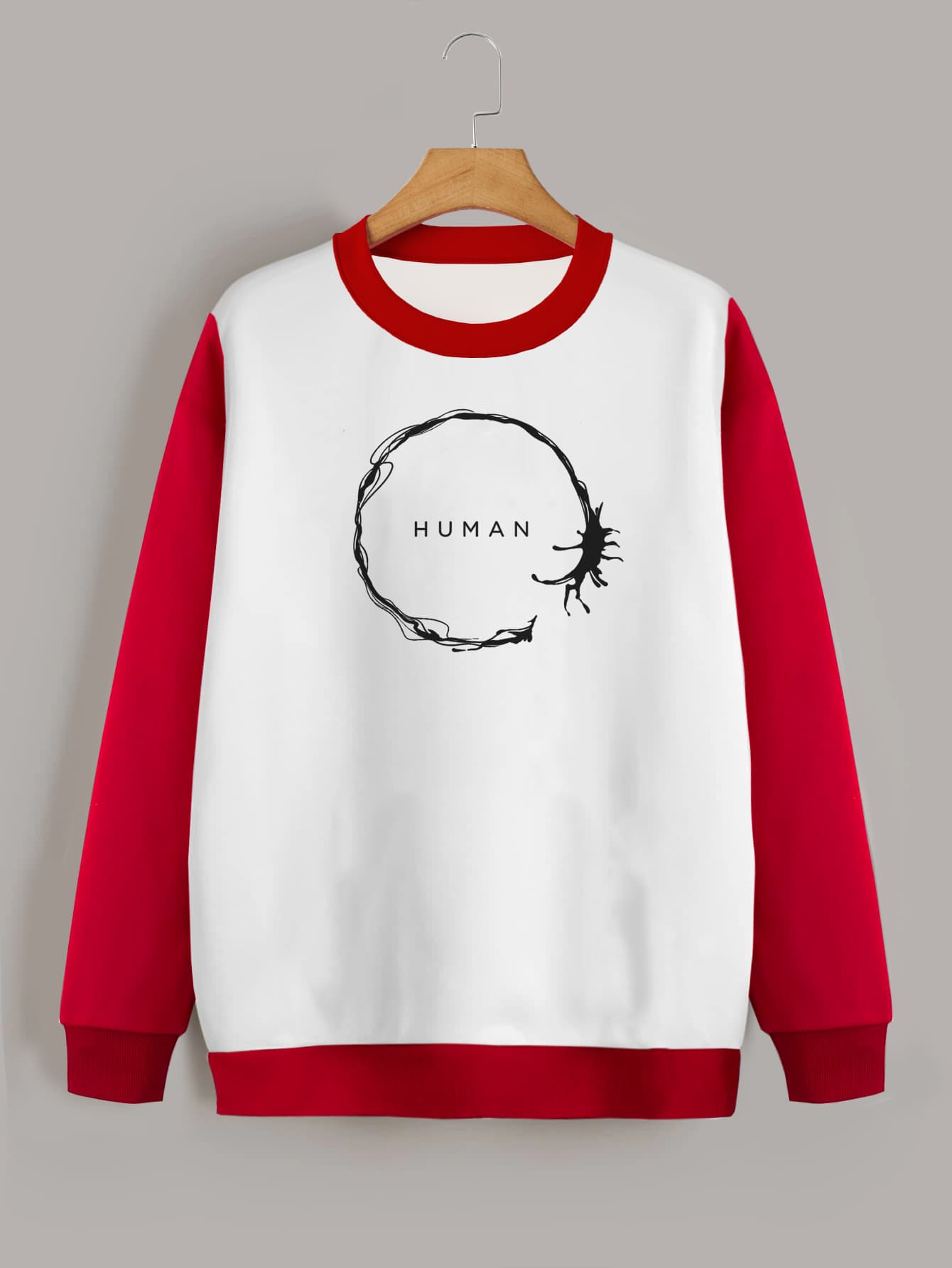 Buzo ancho cuello Human Arrival