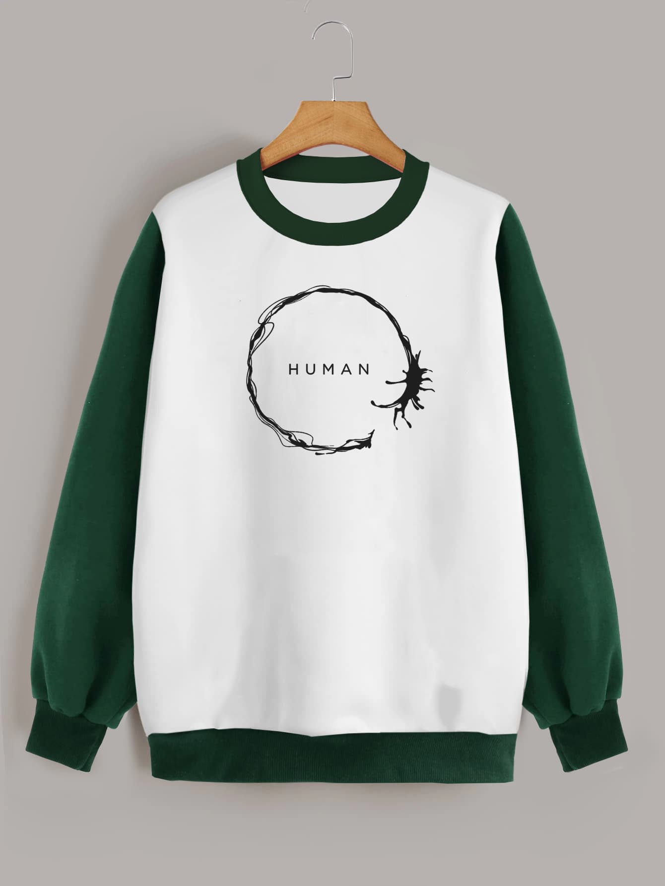 Buzo ancho cuello Human Arrival