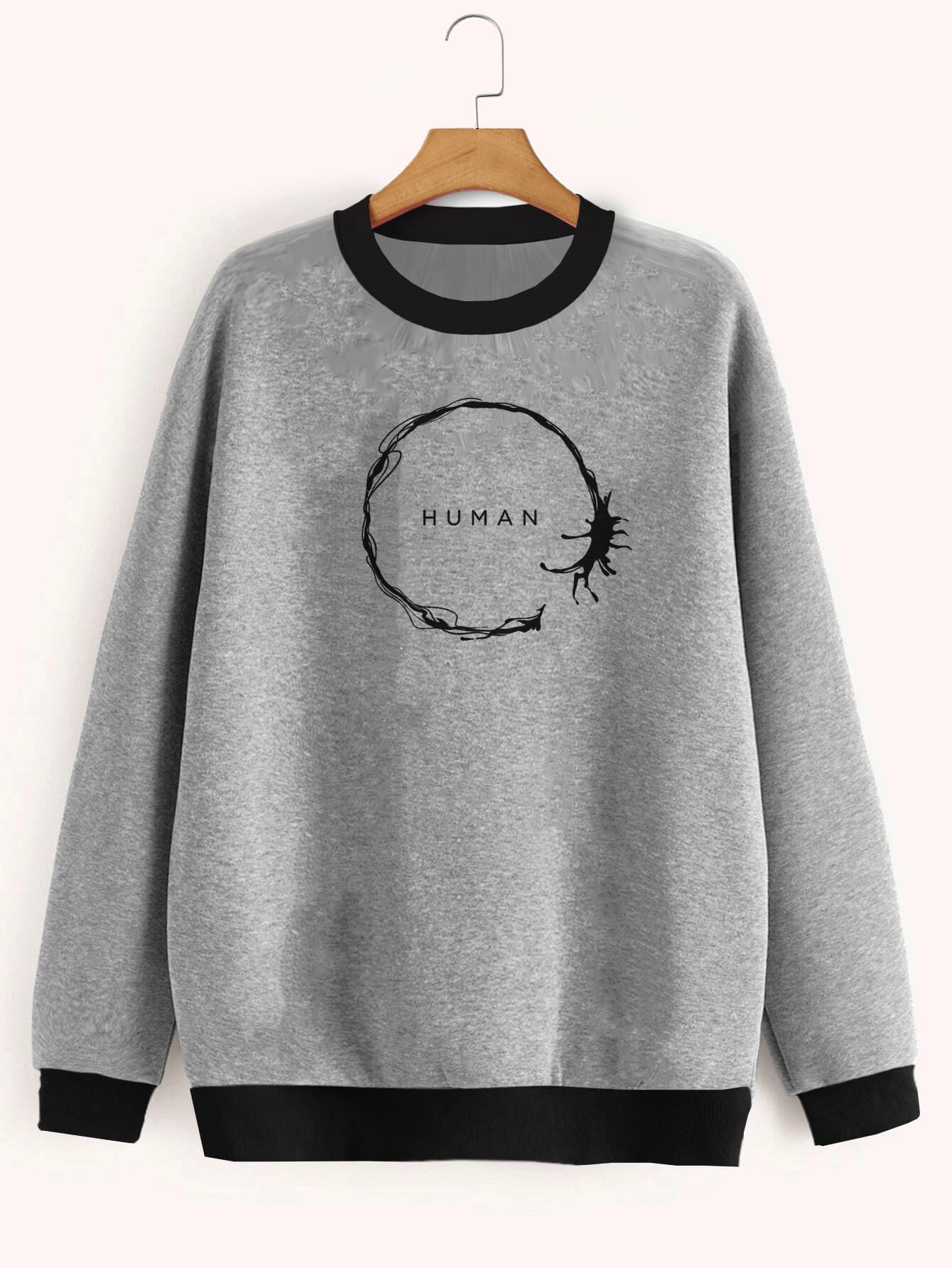 Buzo ancho cuello Human Arrival