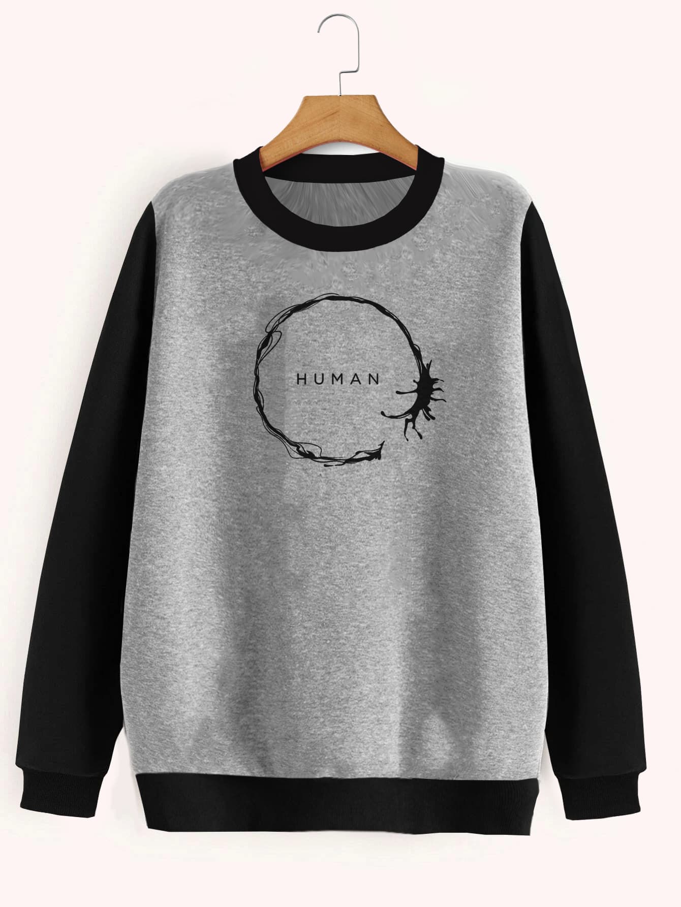 Buzo ancho cuello Human Arrival
