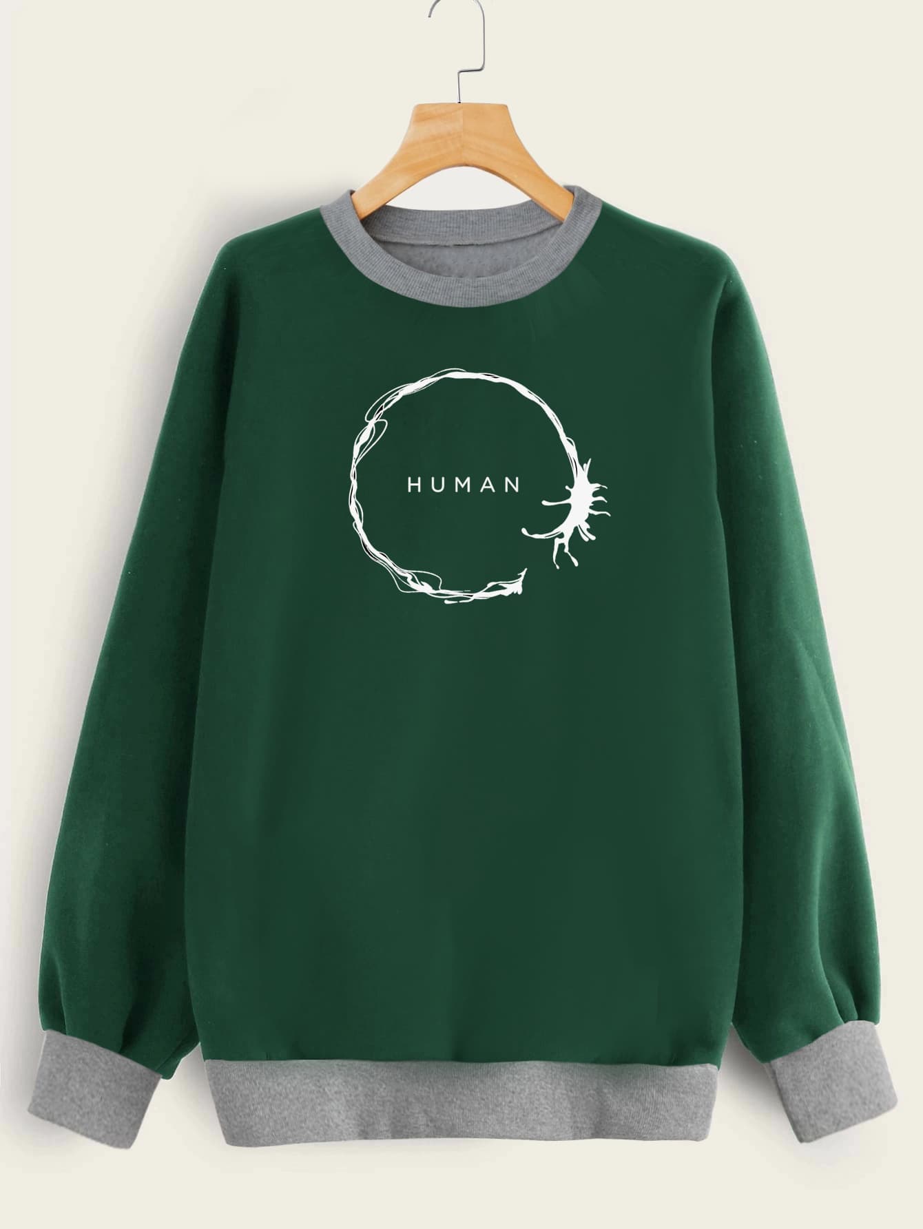 Buzo ancho cuello Human Arrival