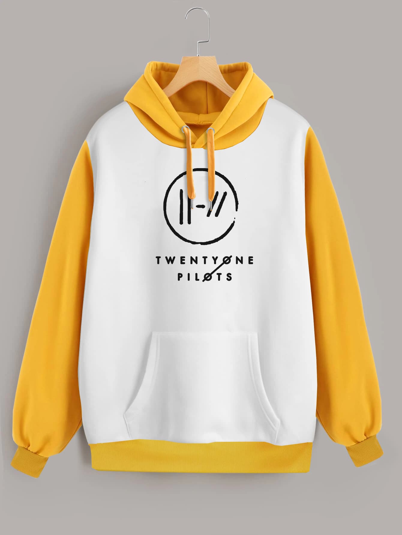 Buzo ancho hoodie Twenty One Pilots