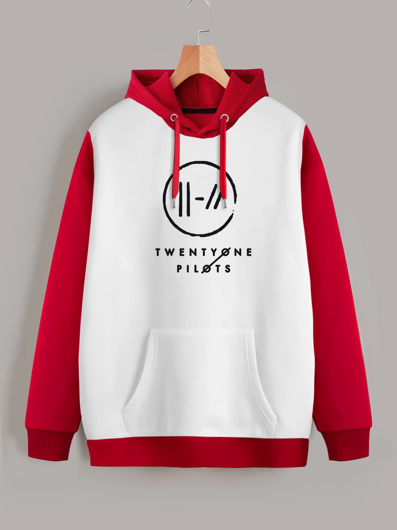 Buzo ancho hoodie Twenty One Pilots