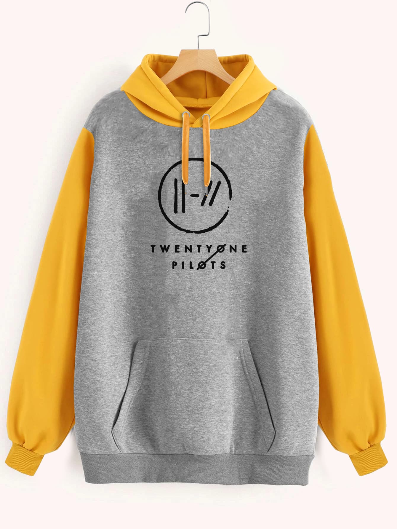 Buzo ancho hoodie Twenty One Pilots