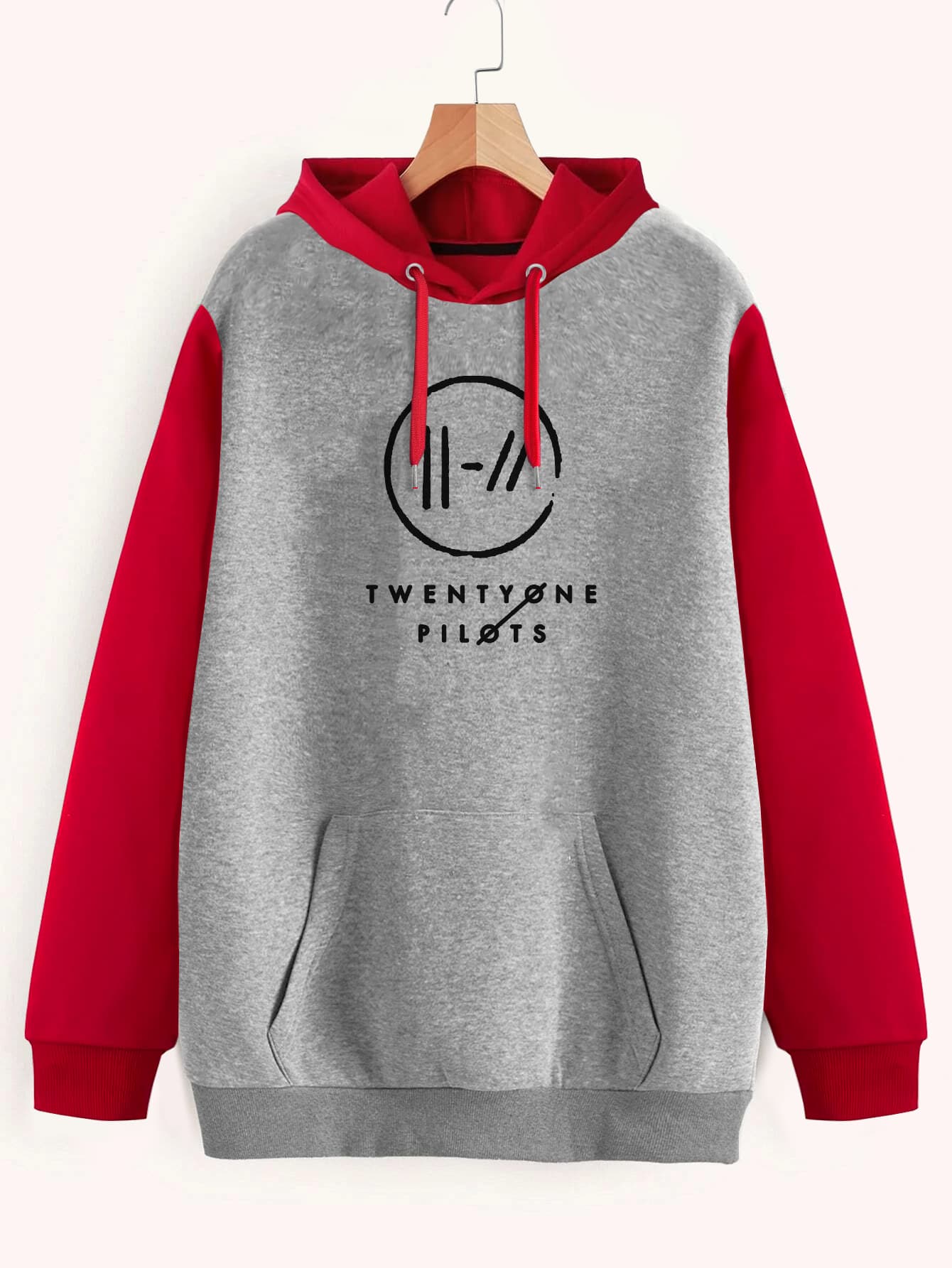 Buzo ancho hoodie Twenty One Pilots