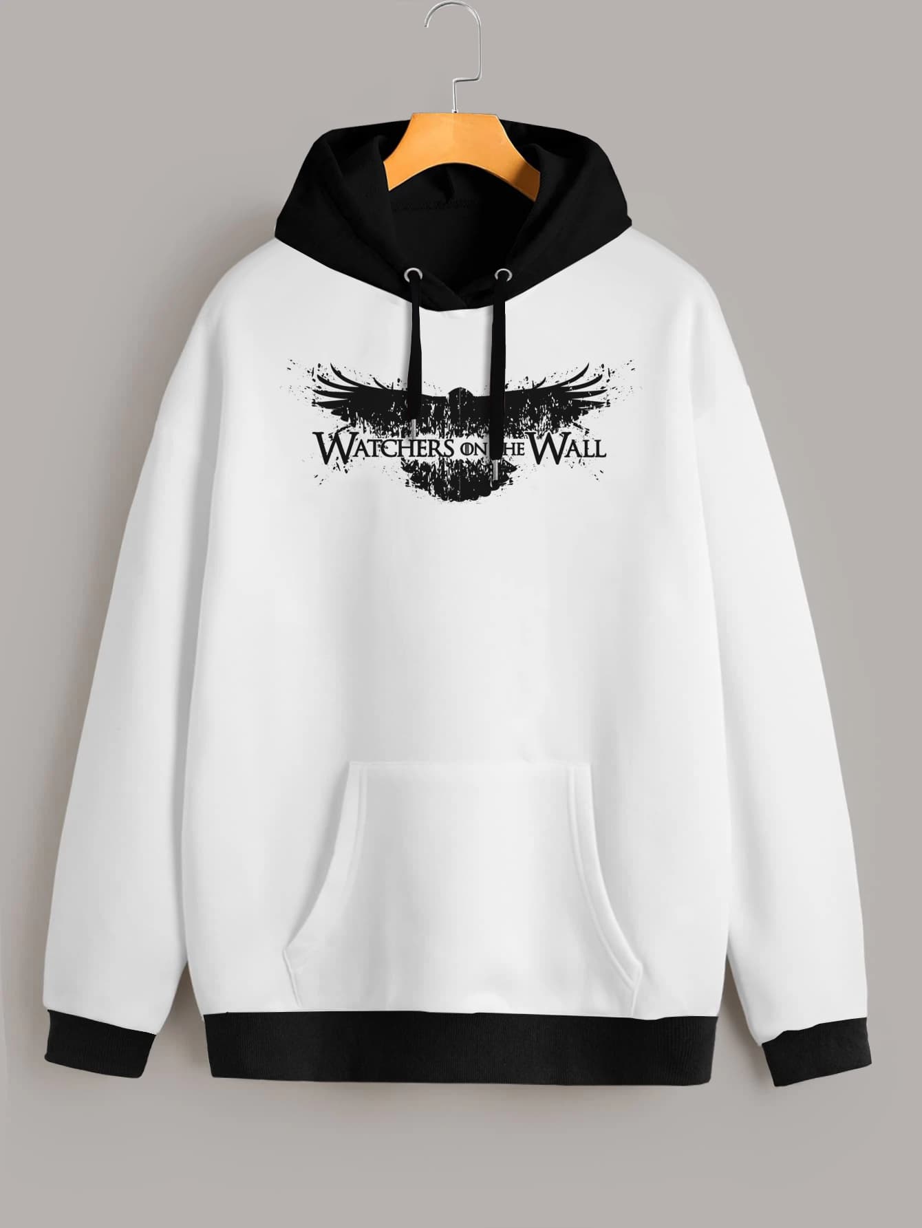 Buzo ancho hoodie Guardia Nocturna GoT