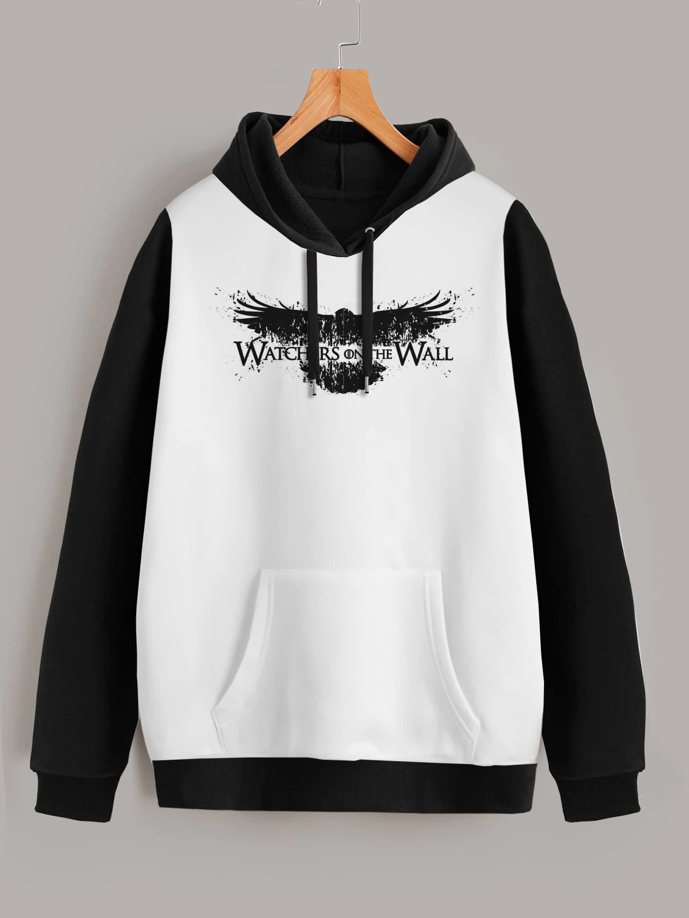 Buzo ancho hoodie Guardia Nocturna GoT