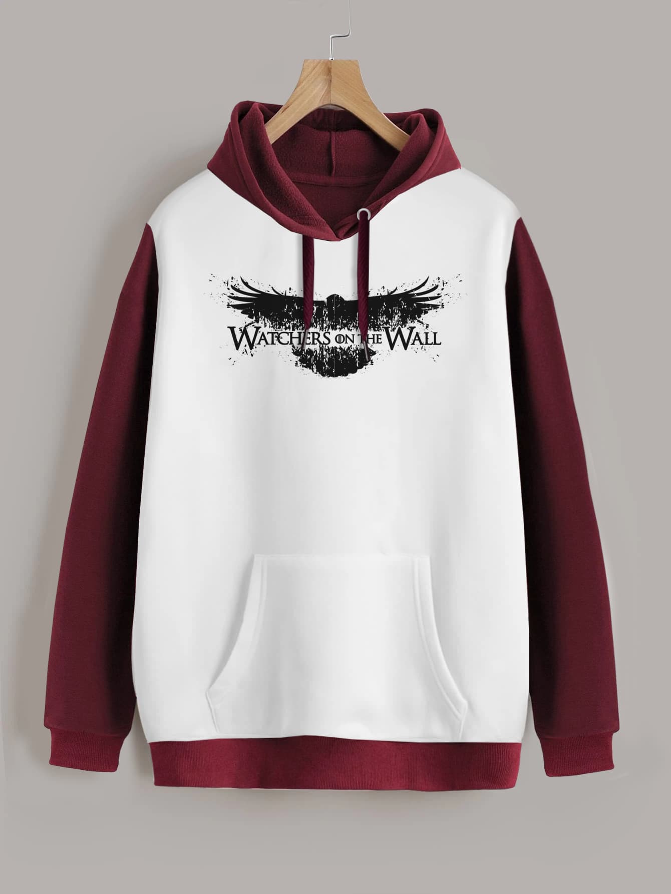 Buzo ancho hoodie Guardia Nocturna GoT