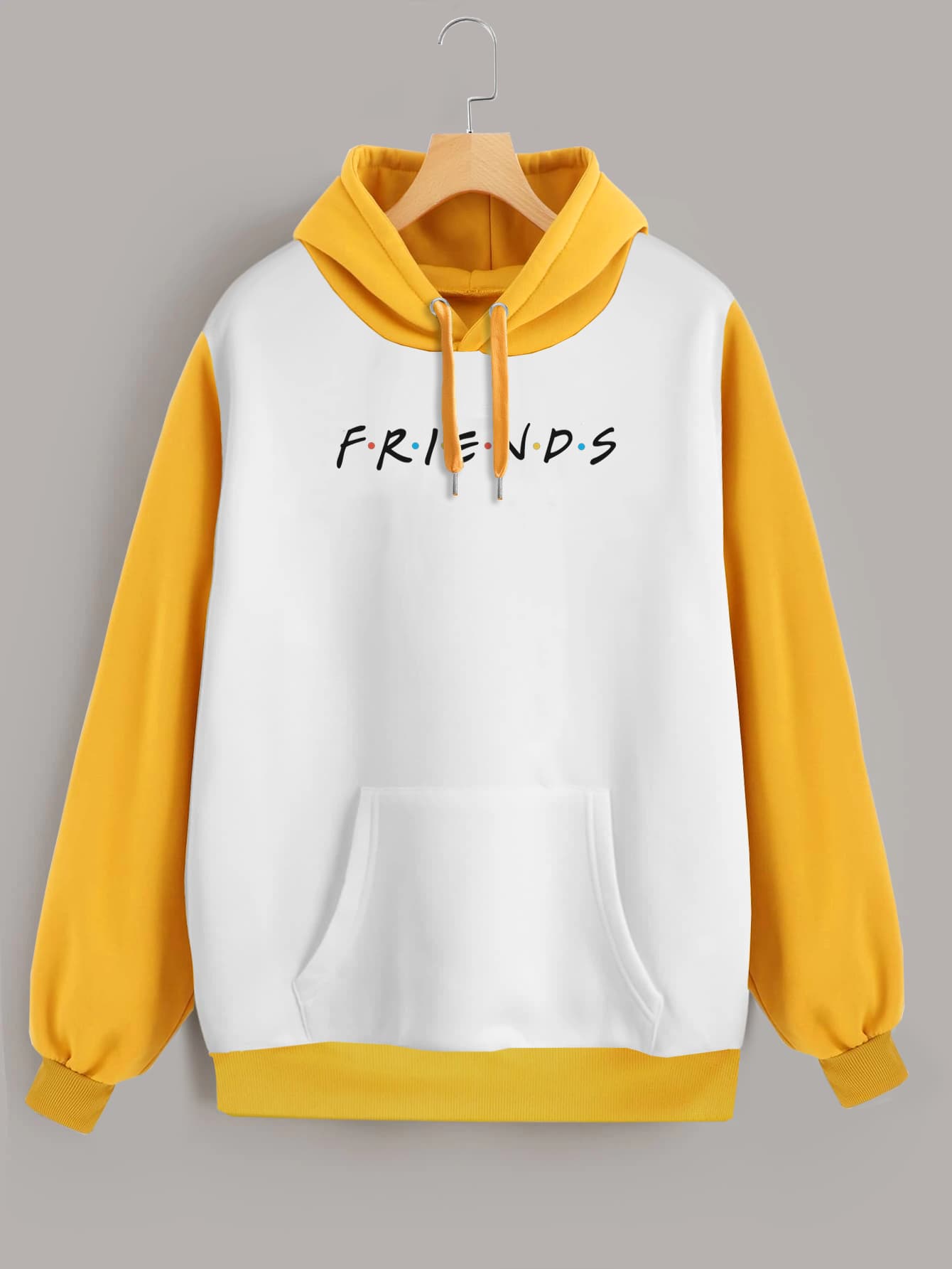 Buzo ancho hoodie friends