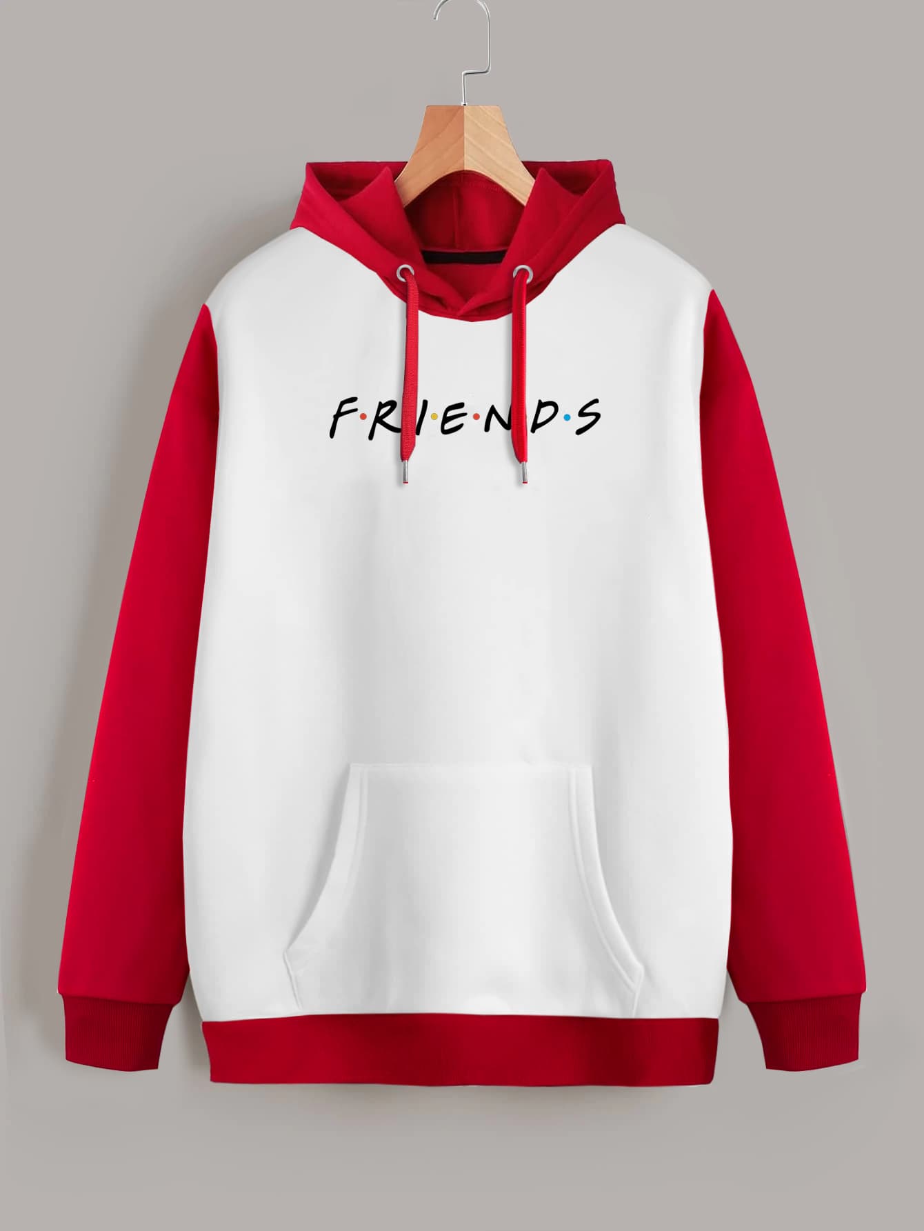 Buzo ancho hoodie friends