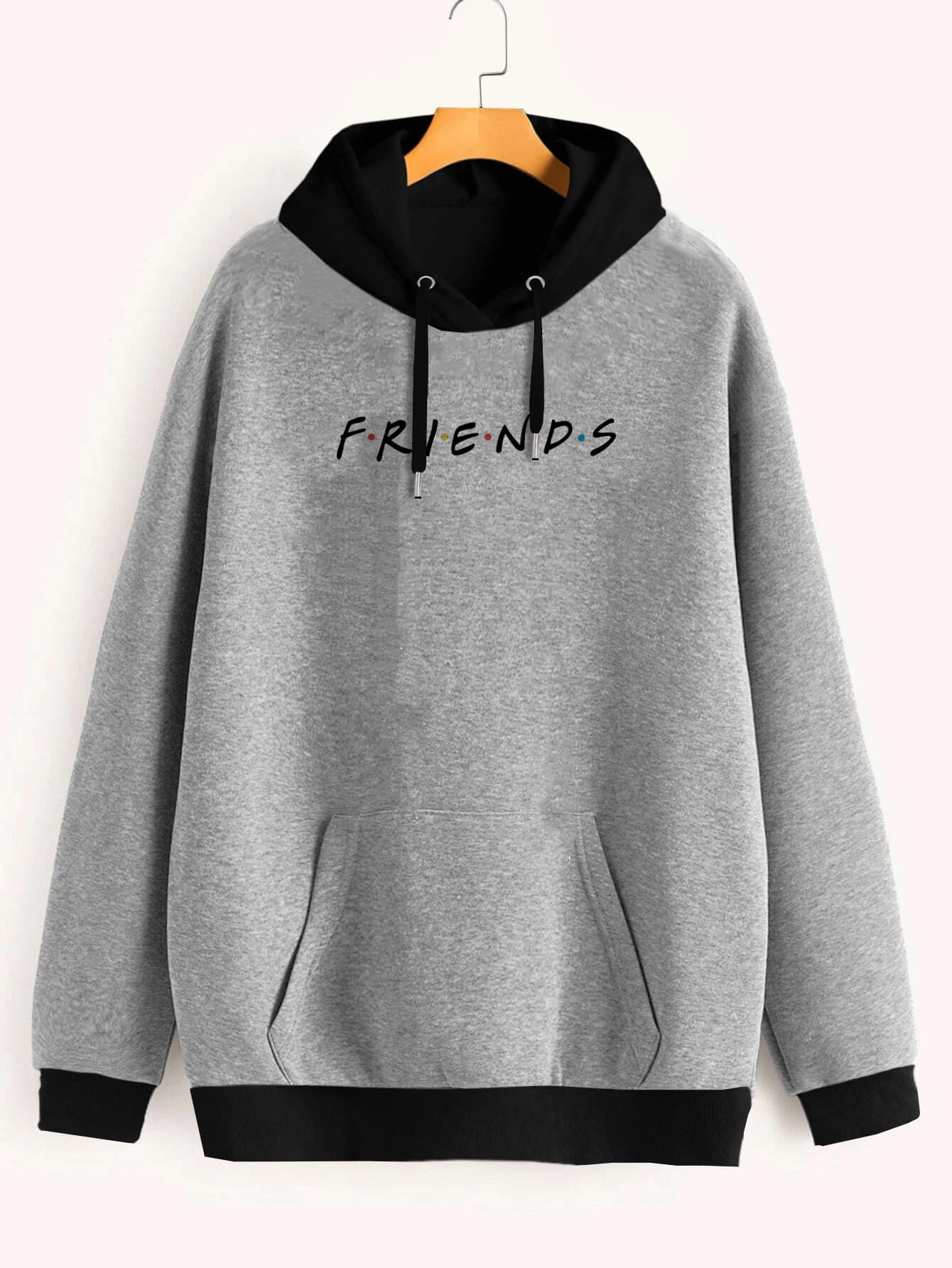 Buzo ancho hoodie friends