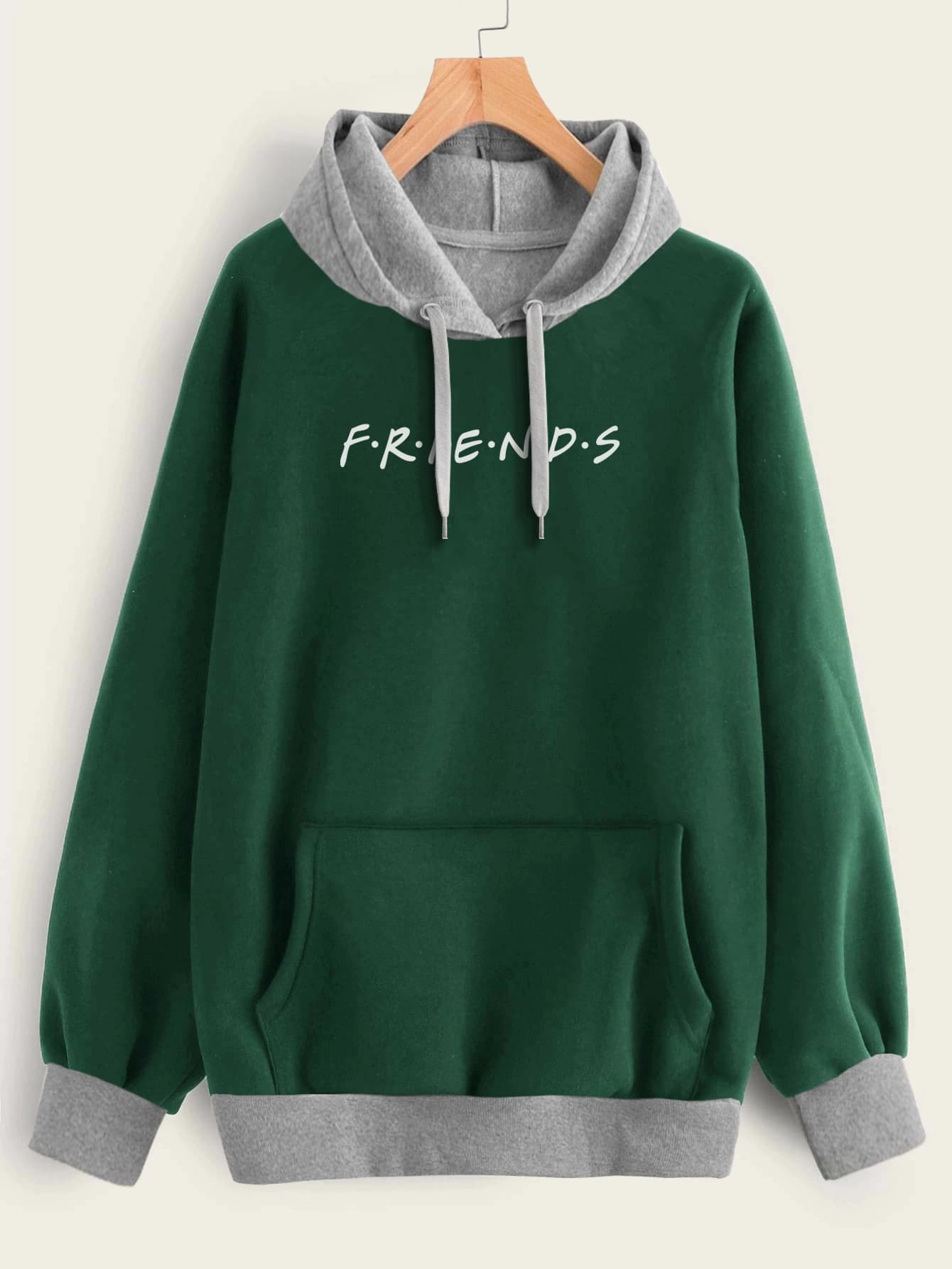 Buzo ancho hoodie friends