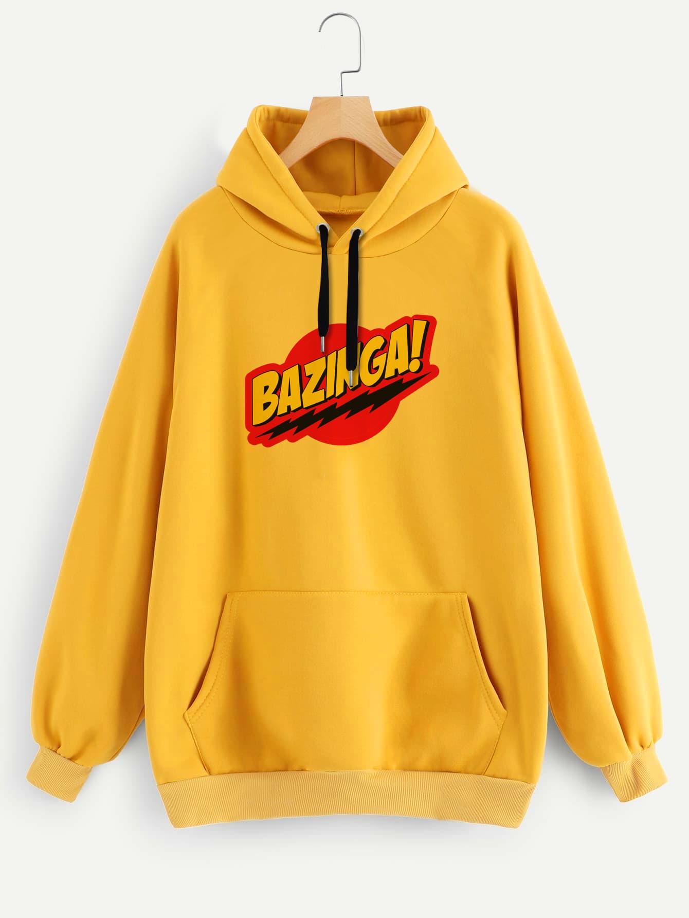 Buzo ancho hoodie Bazinga Big Bang Theory